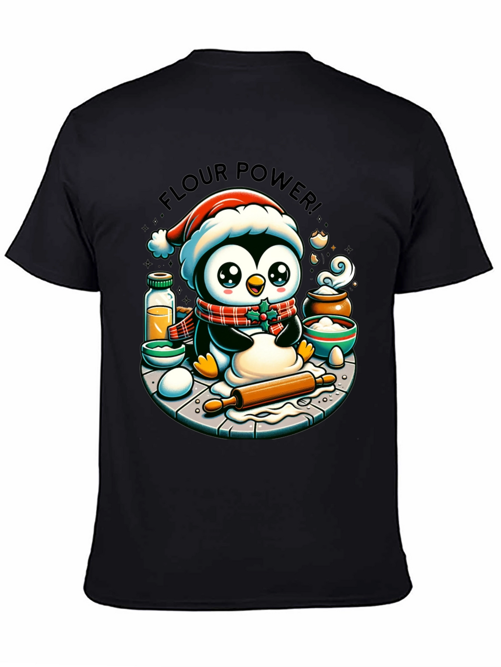 Flour Power Penguin T-Shirt