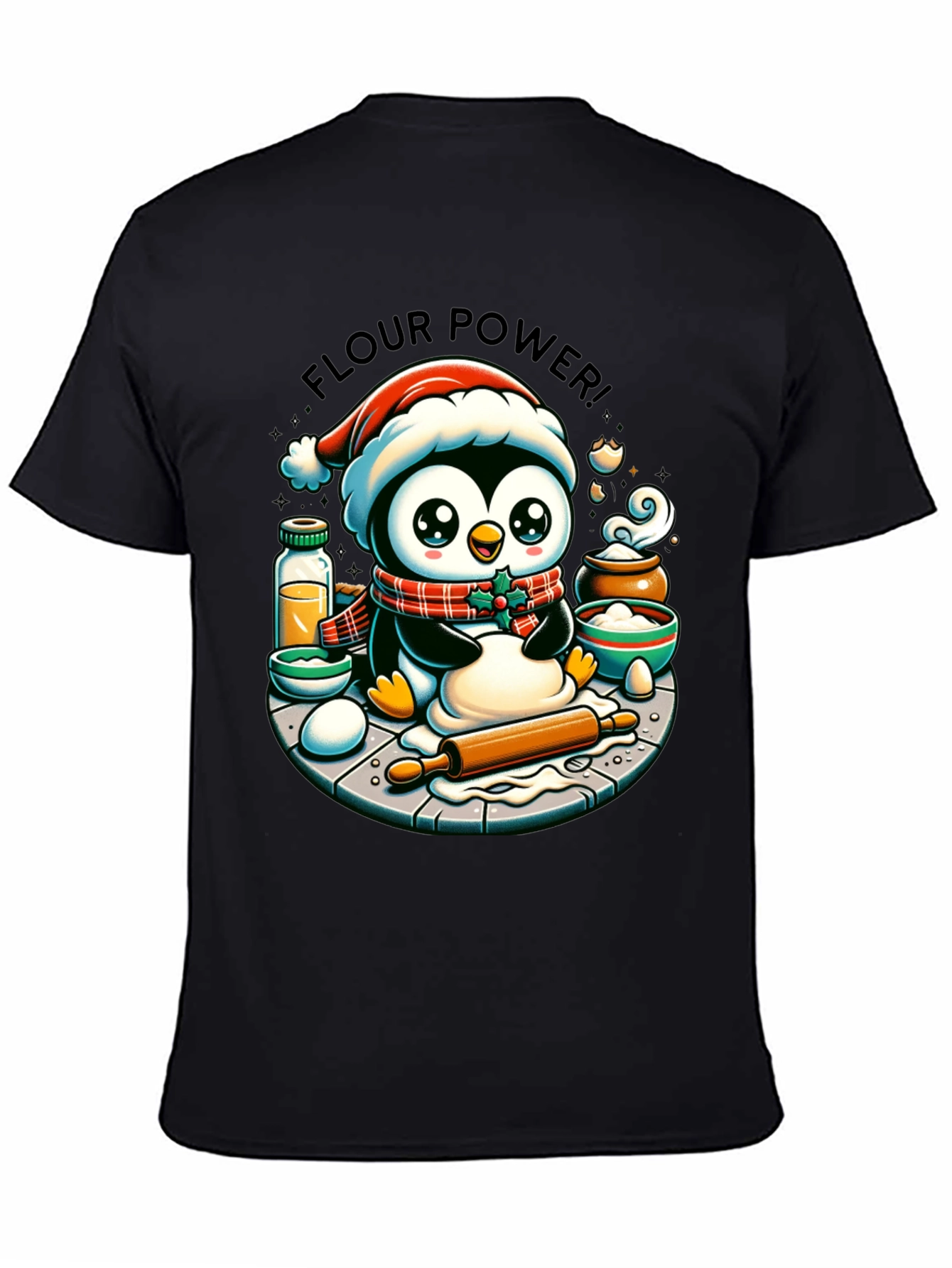 Flour Power Penguin T-Shirt