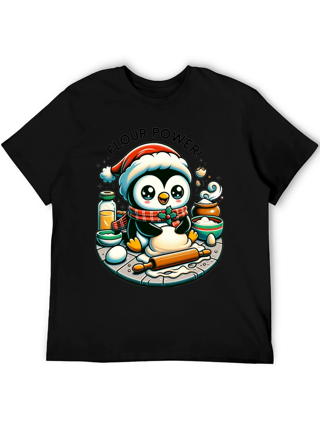 Flour Power Penguin T-Shirt