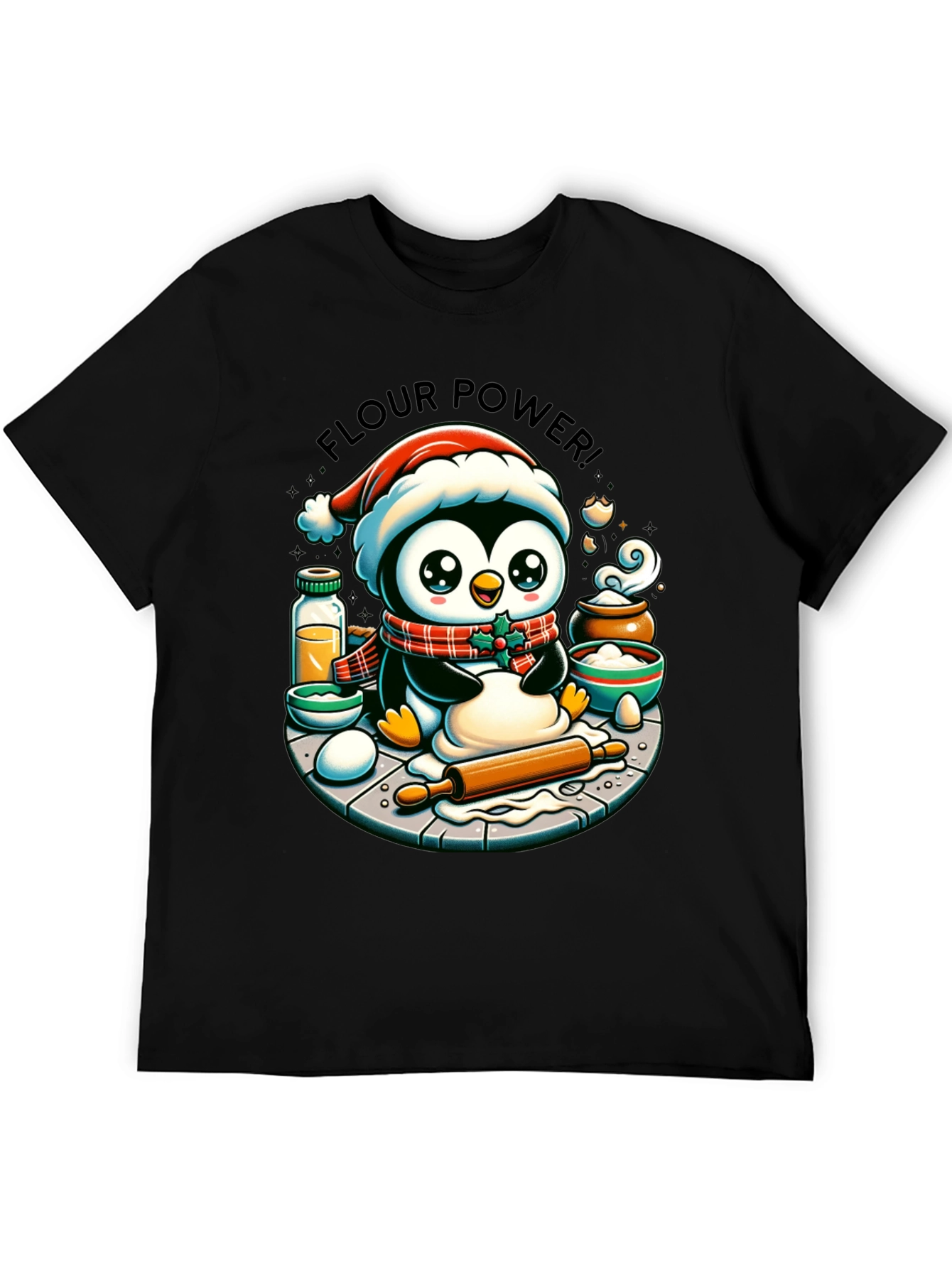 Flour Power Penguin T-Shirt