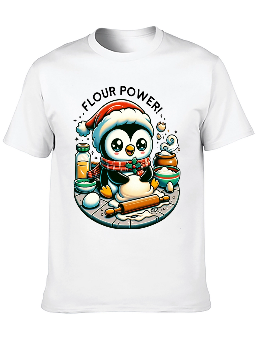 Flour Power Penguin T-Shirt