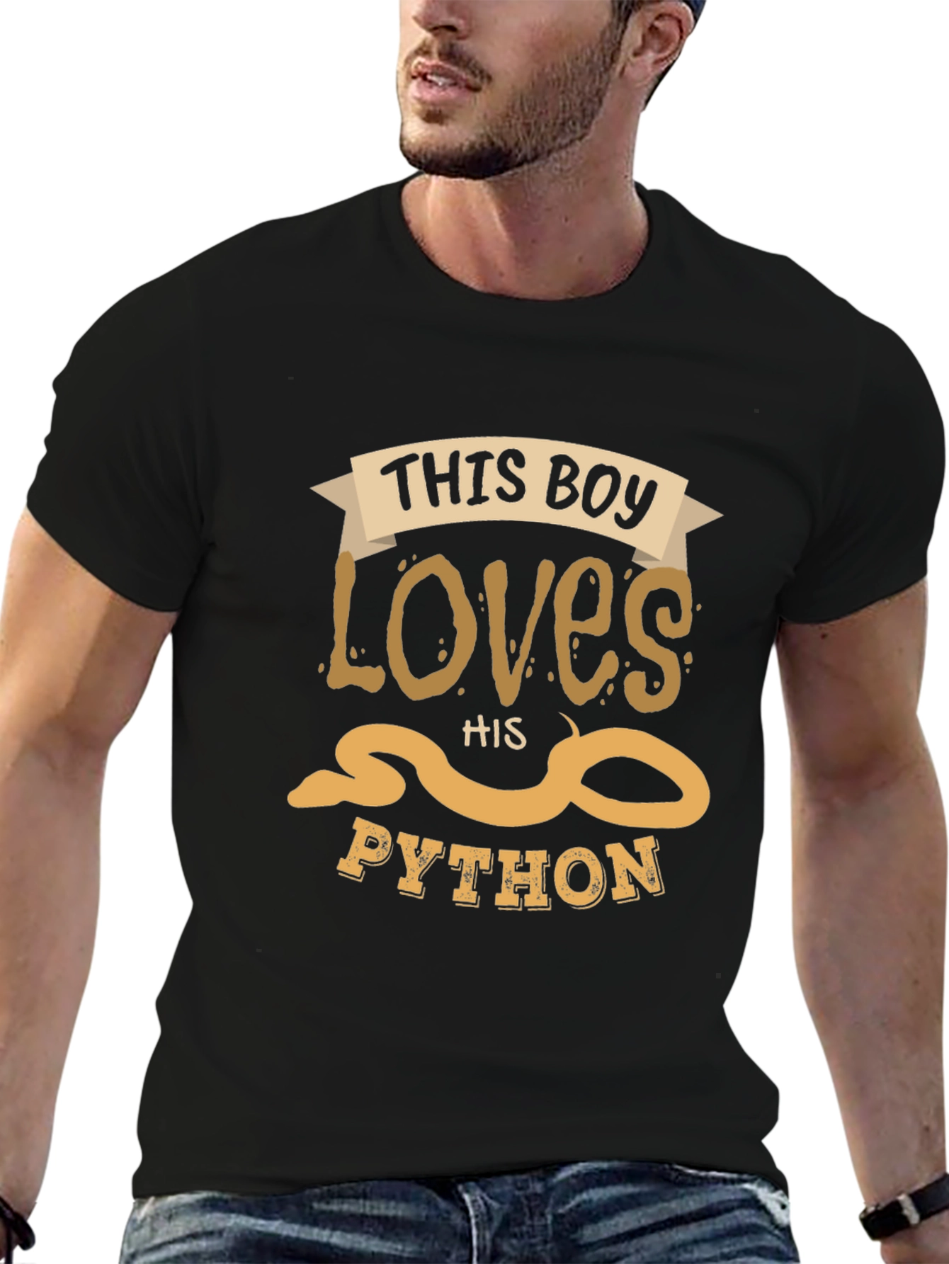This Boy Loves His Python T-Shirt