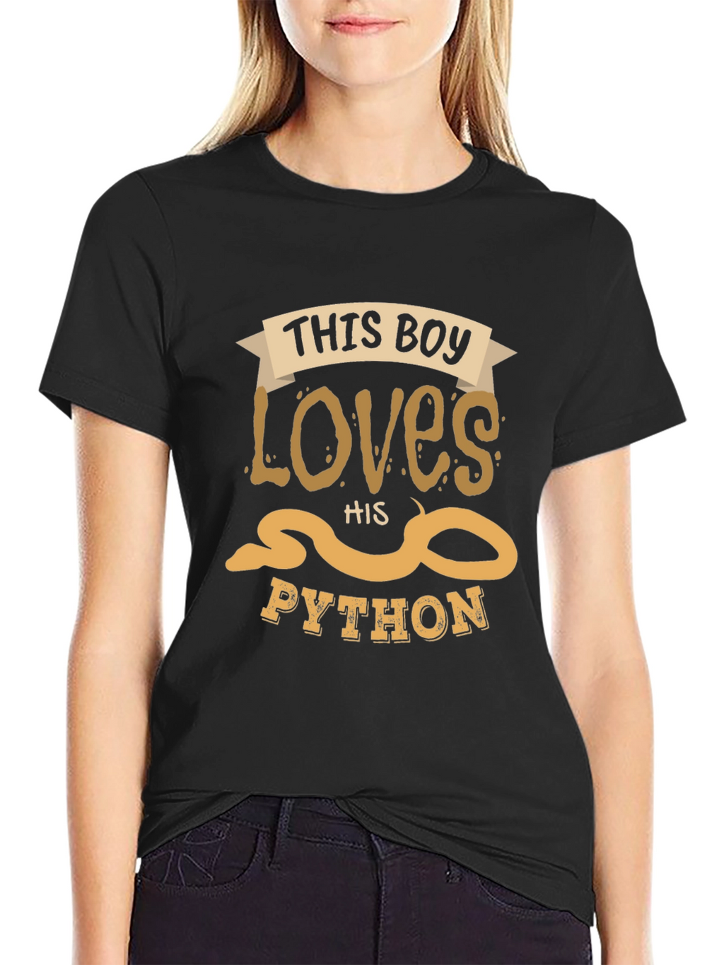 This Boy Loves His Python T-Shirt