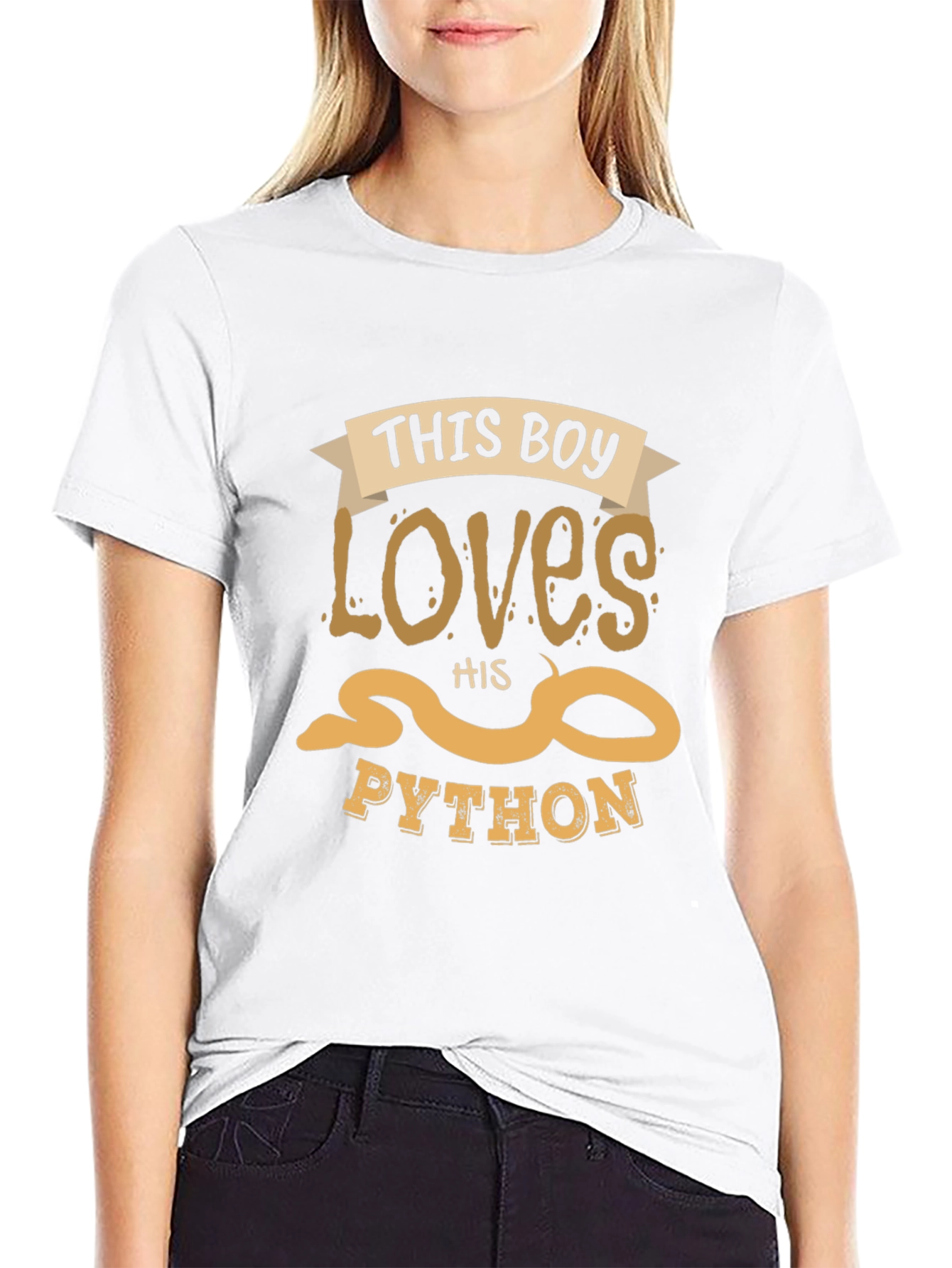 This Boy Loves His Python T-Shirt