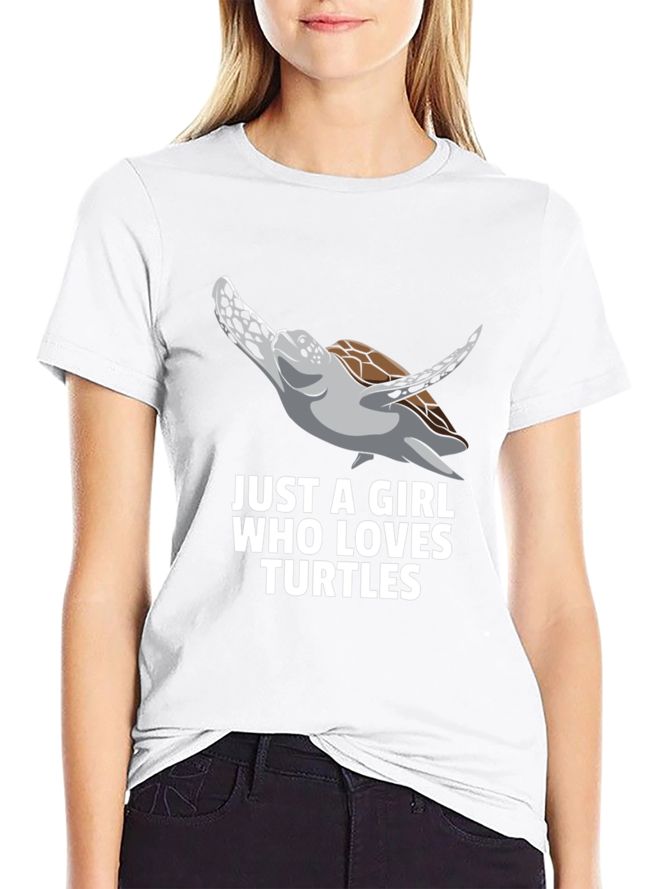 Turtle Lover Graphic T-Shirt - Black Unisex Tee
