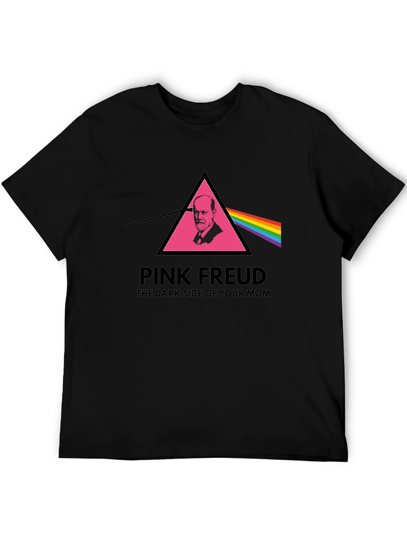 Pink Freud T-Shirt - Dark Side of Your Mom Tee