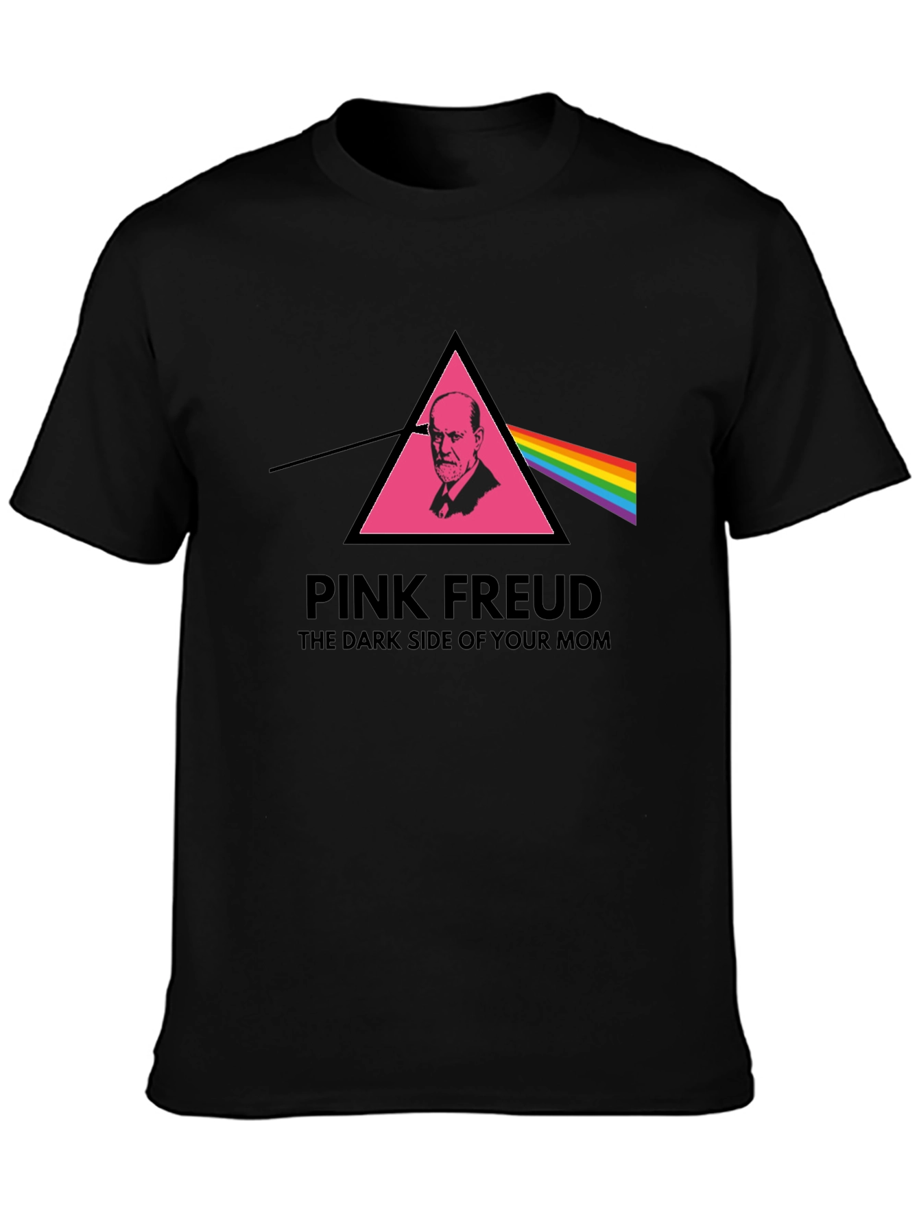 Pink Freud T-Shirt - Dark Side of Your Mom Tee