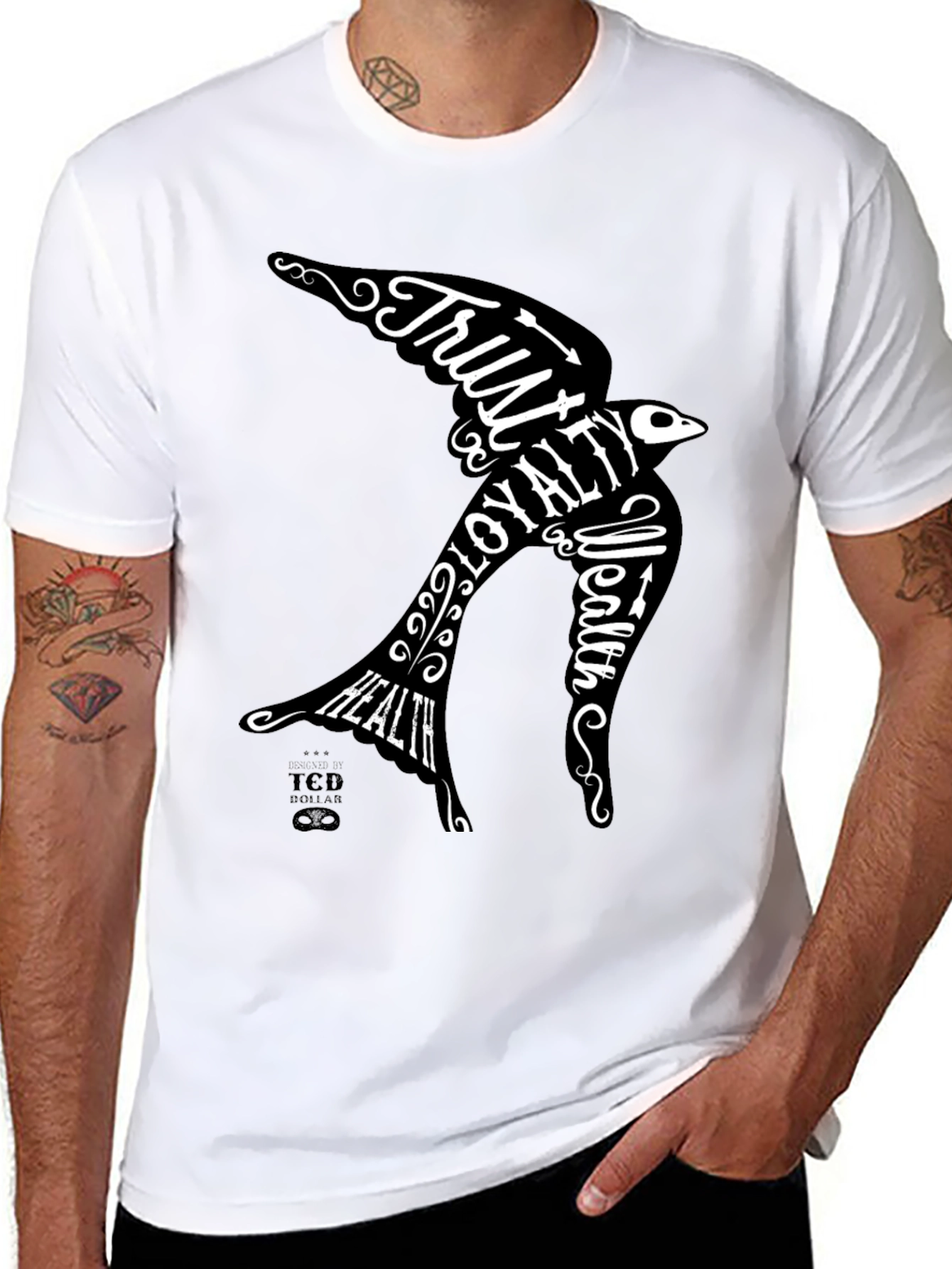 Trust Loyalty Wealth Health Graphic Tee