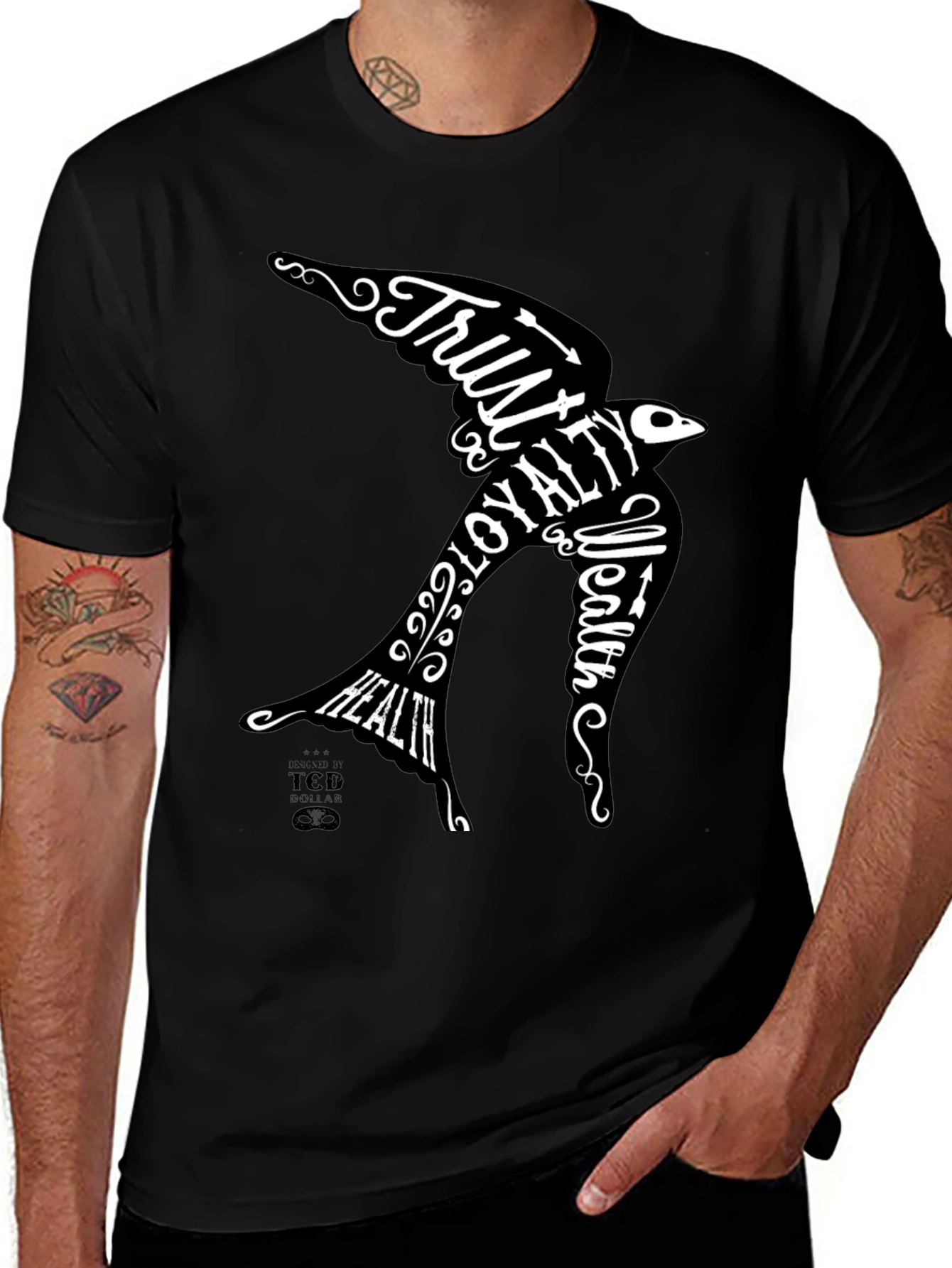 Trust Loyalty Wealth Health Graphic Tee