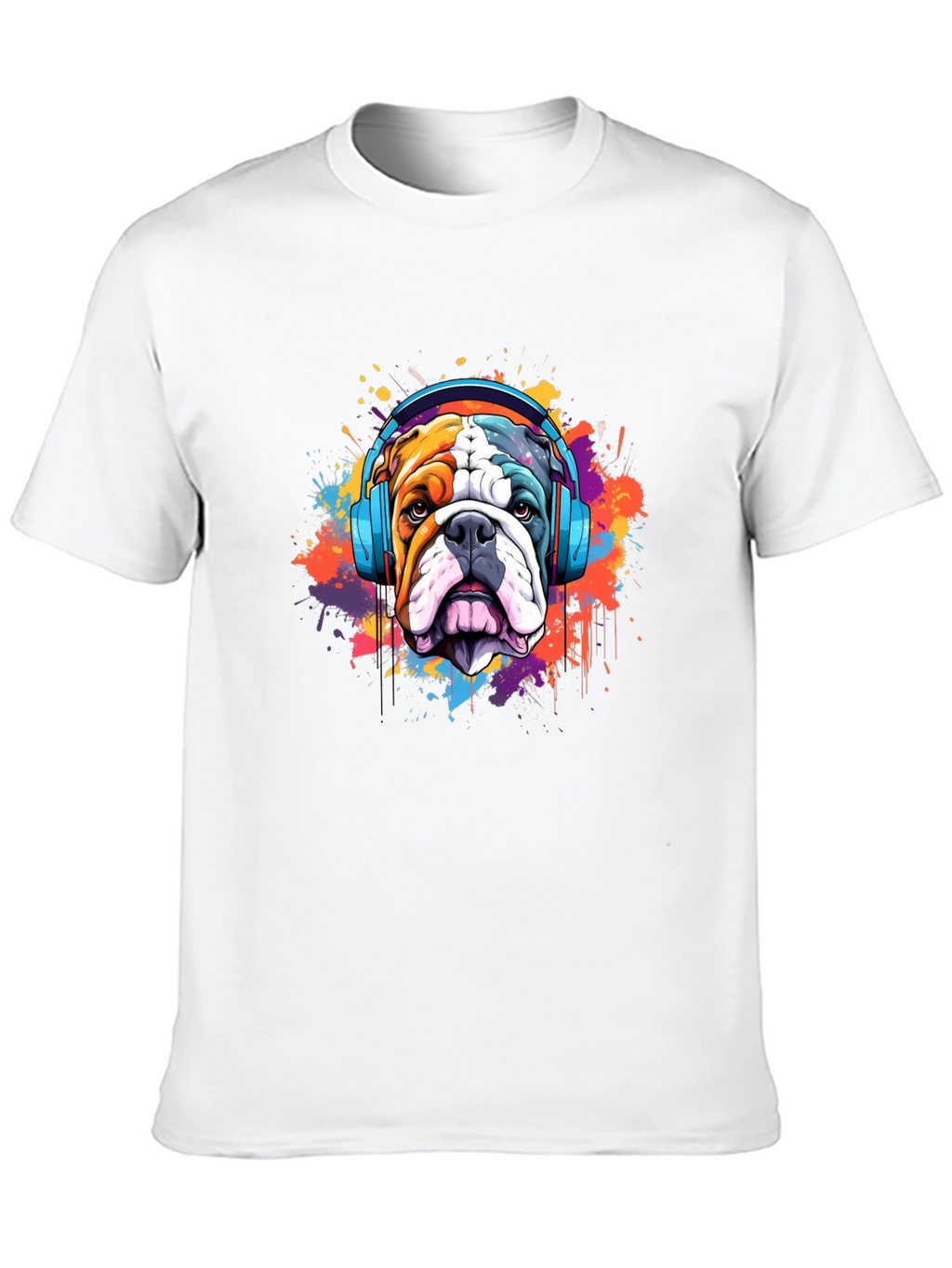 Bulldog DJ Graphic T-Shirt