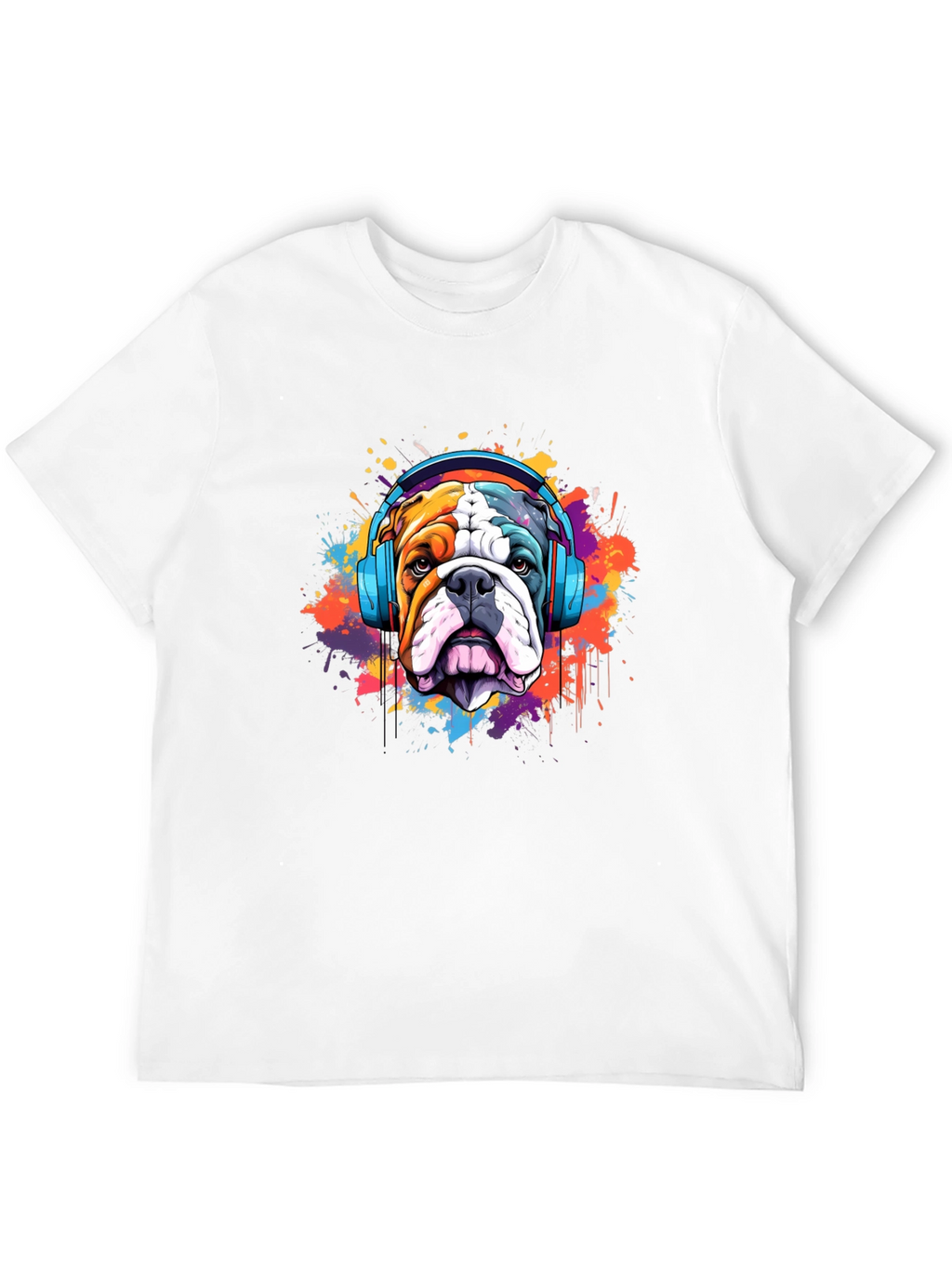 Bulldog DJ Graphic T-Shirt