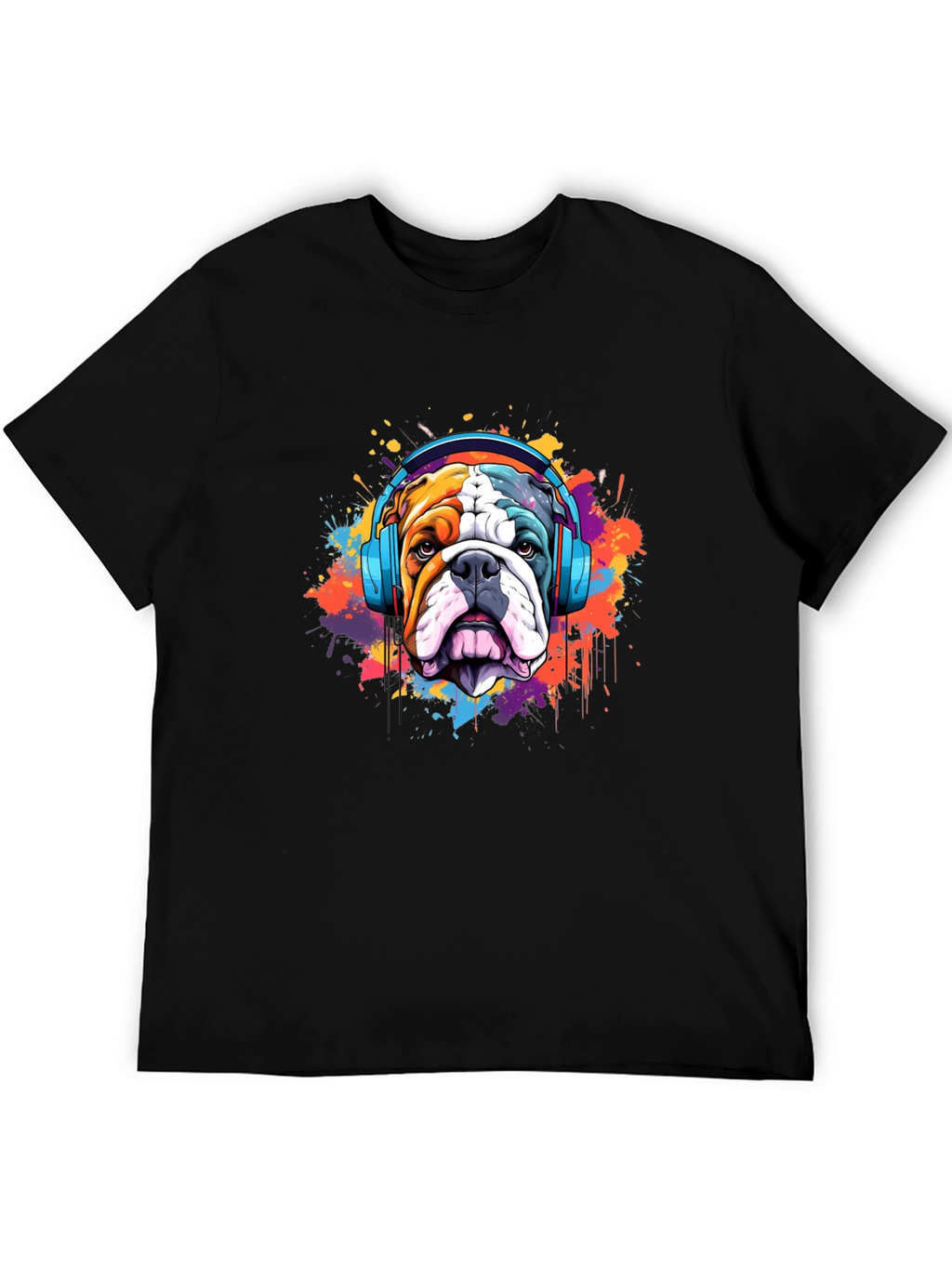 Bulldog DJ Graphic T-Shirt