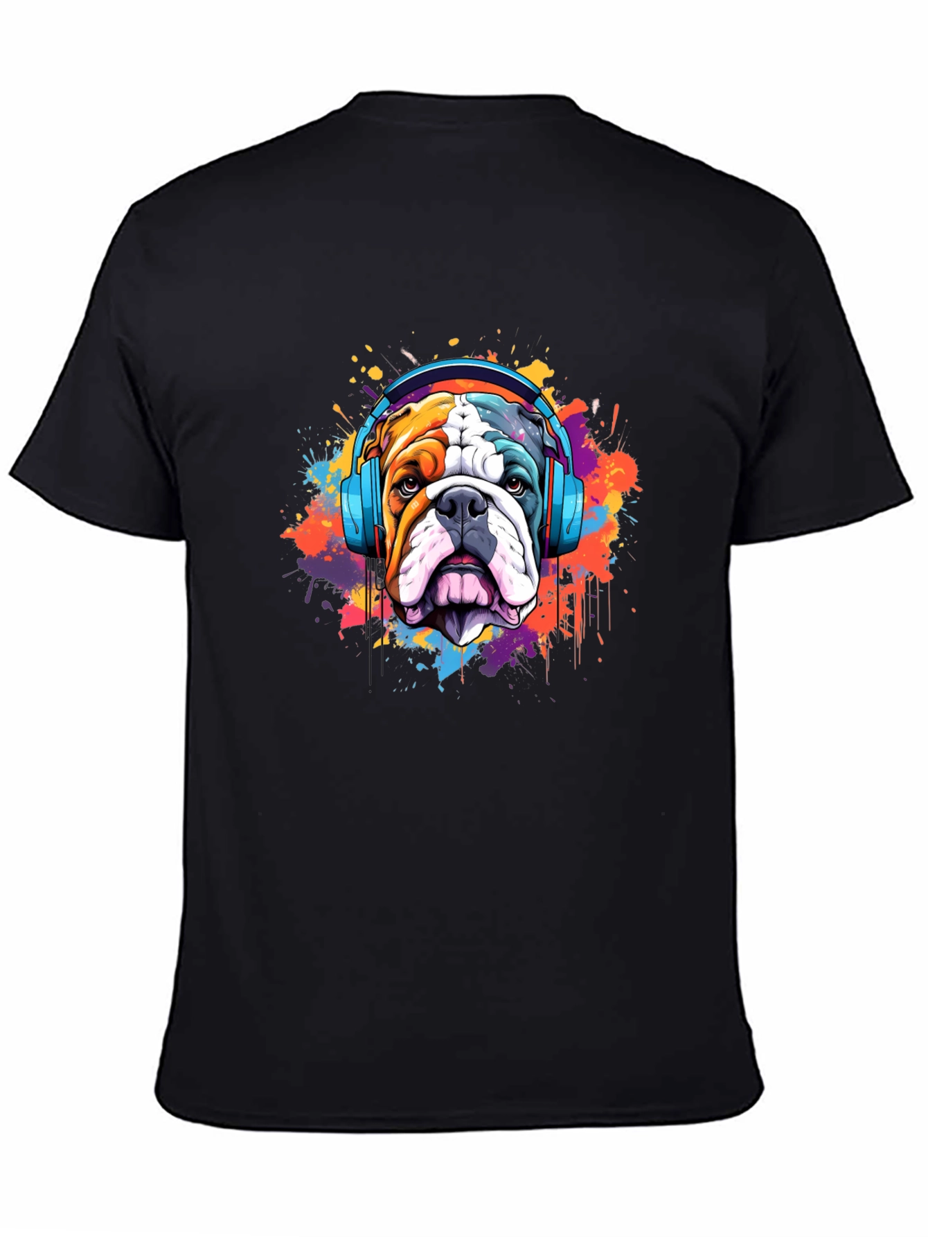 Bulldog DJ Graphic T-Shirt