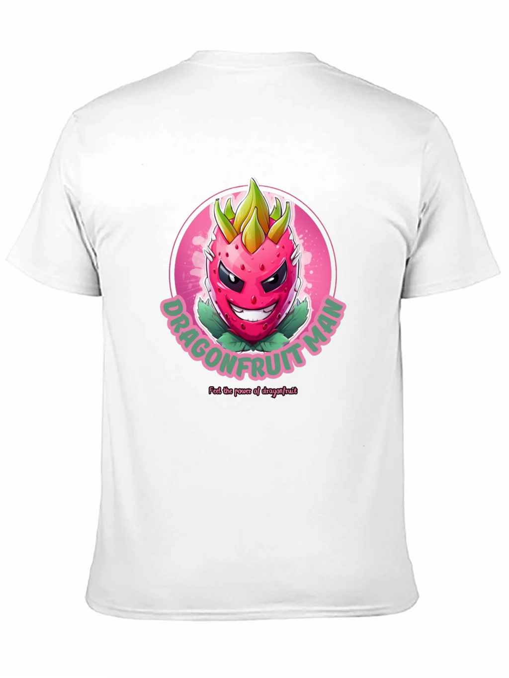 Dragonfruit Man Graphic T-Shirt - Black Cotton Tee
