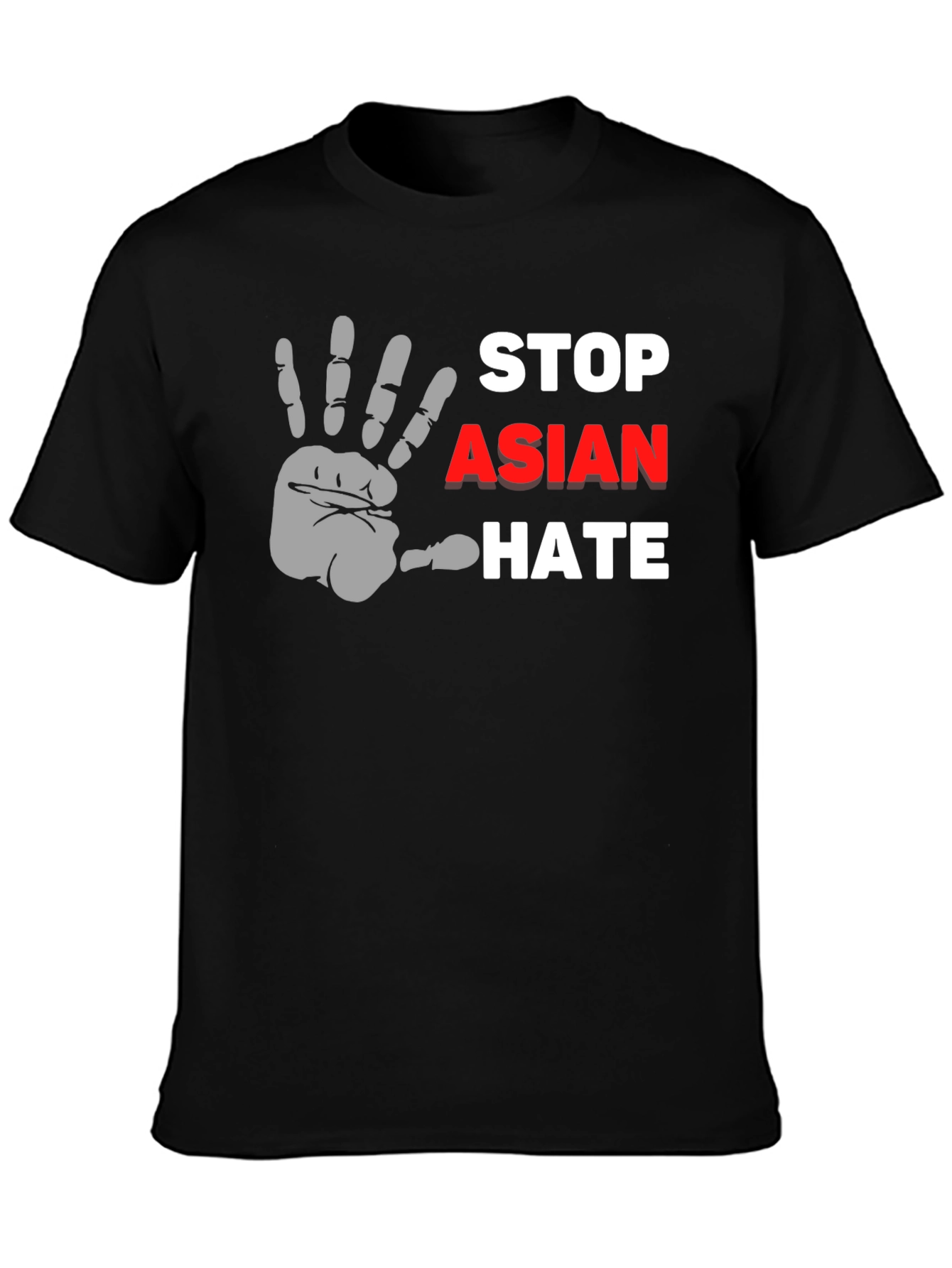 Stop Asian Hate Awareness T-Shirt - Black