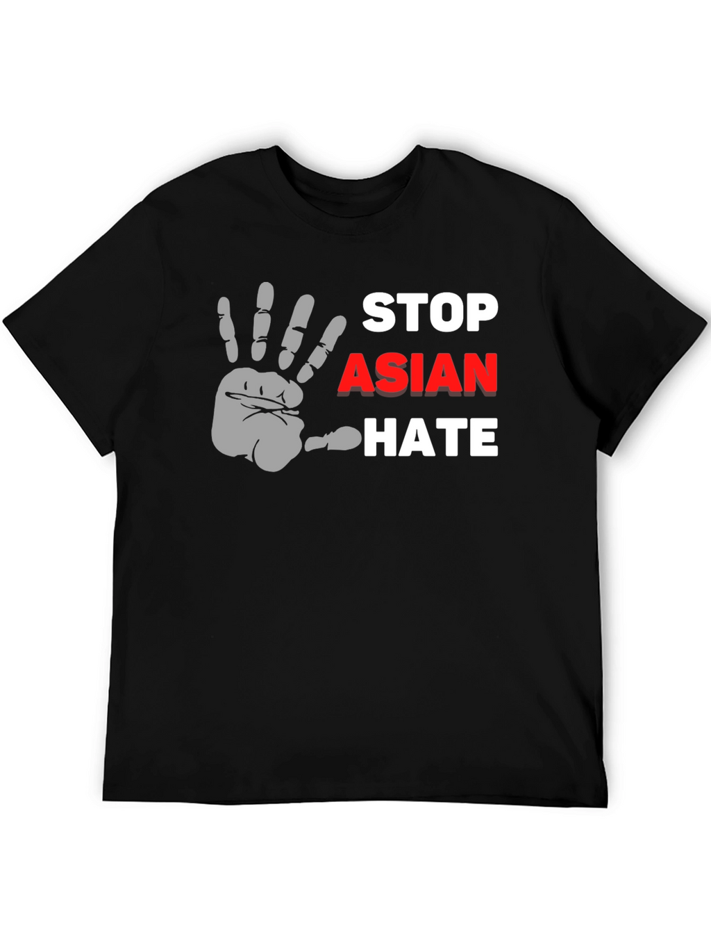 Stop Asian Hate Awareness T-Shirt - Black