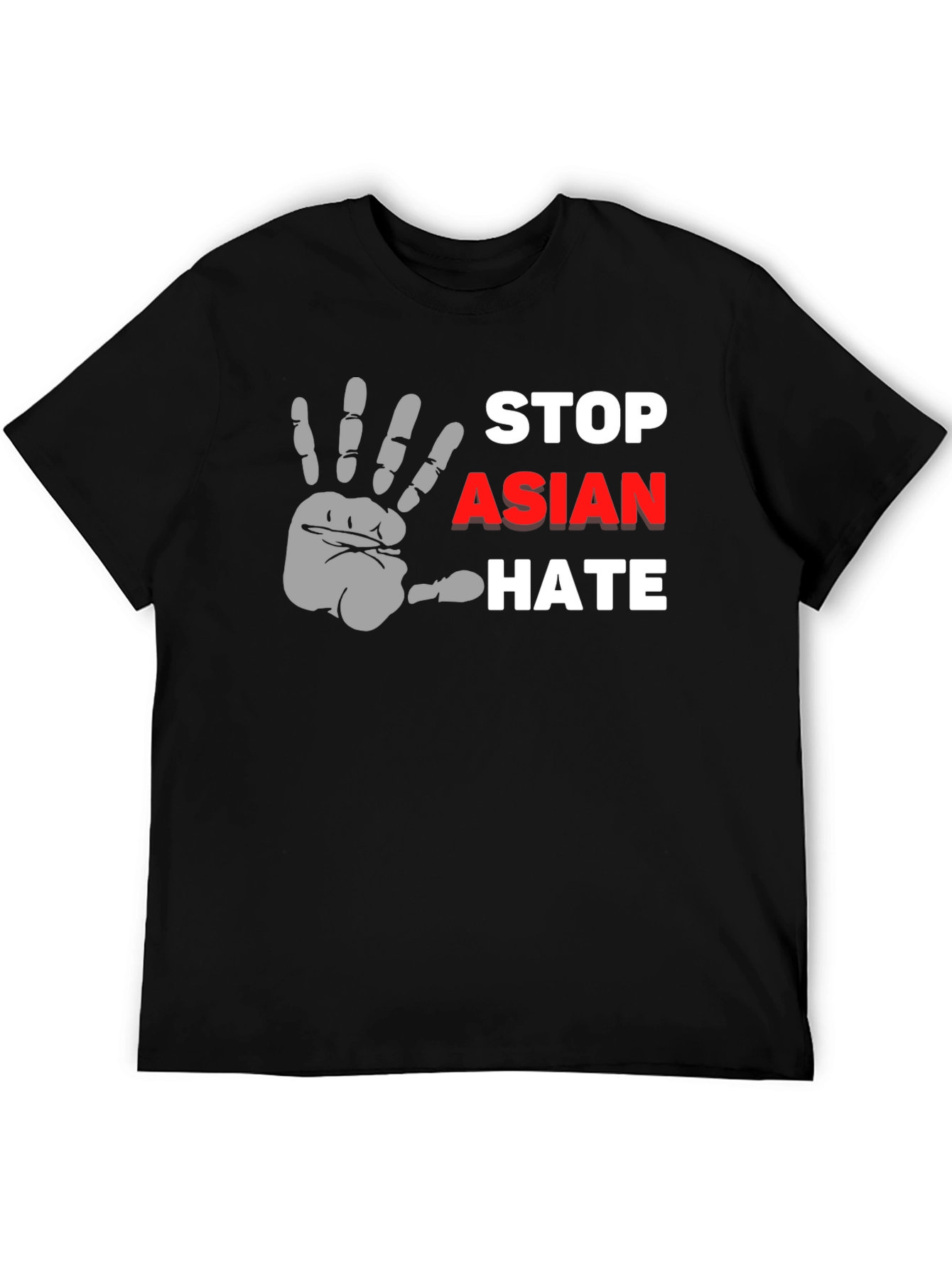 Stop Asian Hate Awareness T-Shirt - Black
