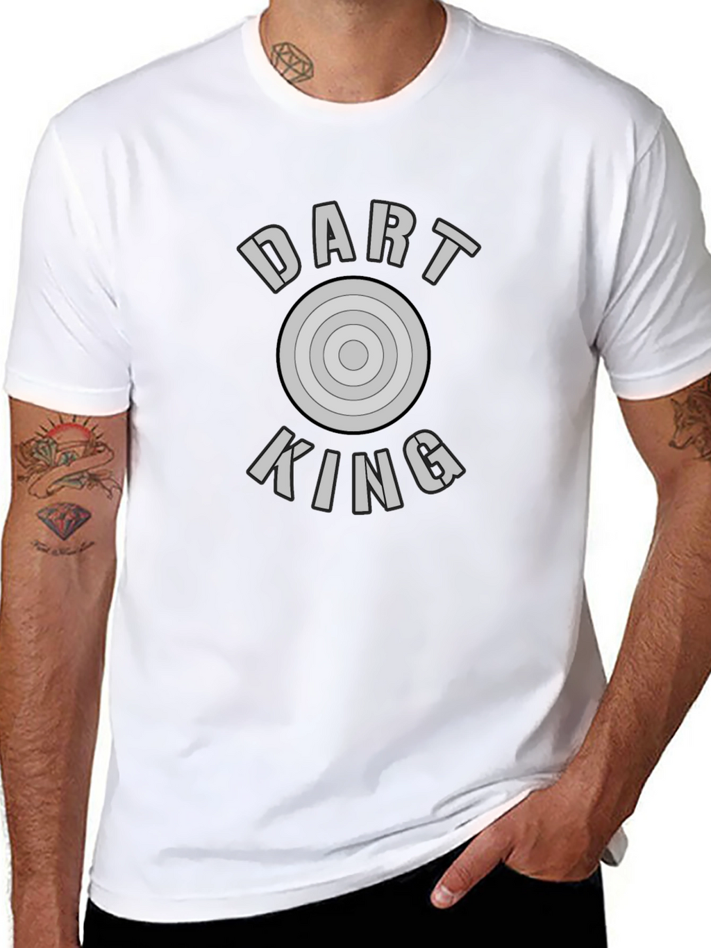 Dart King T-Shirt - Cool Graphic Tee