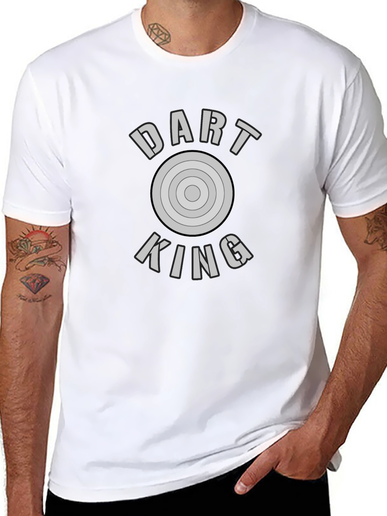 Dart King T-Shirt - Cool Graphic Tee