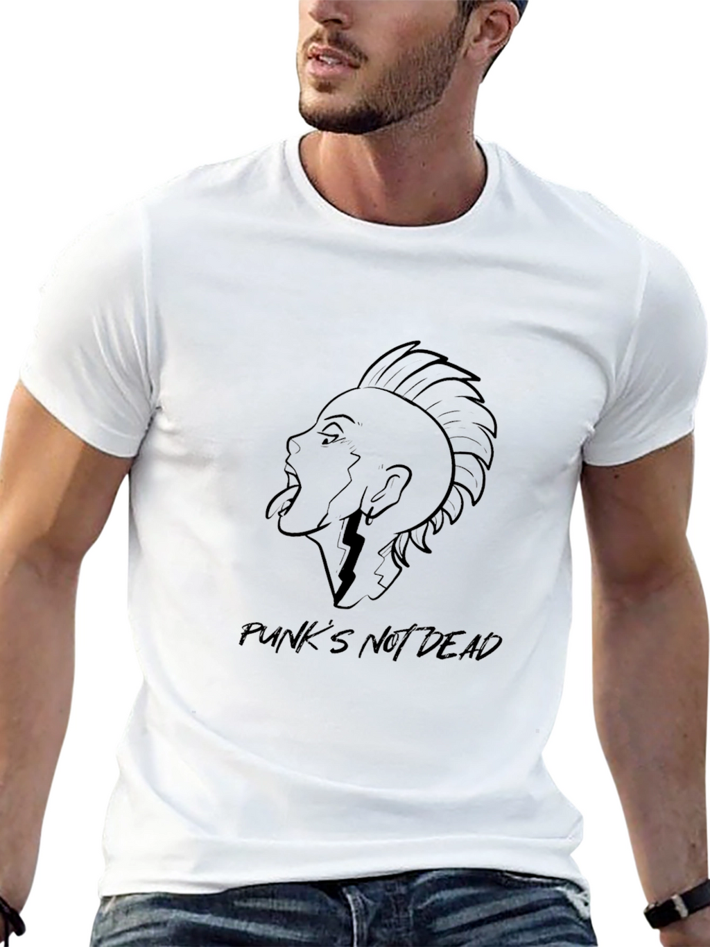 Punks Not Dead Graphic Tee