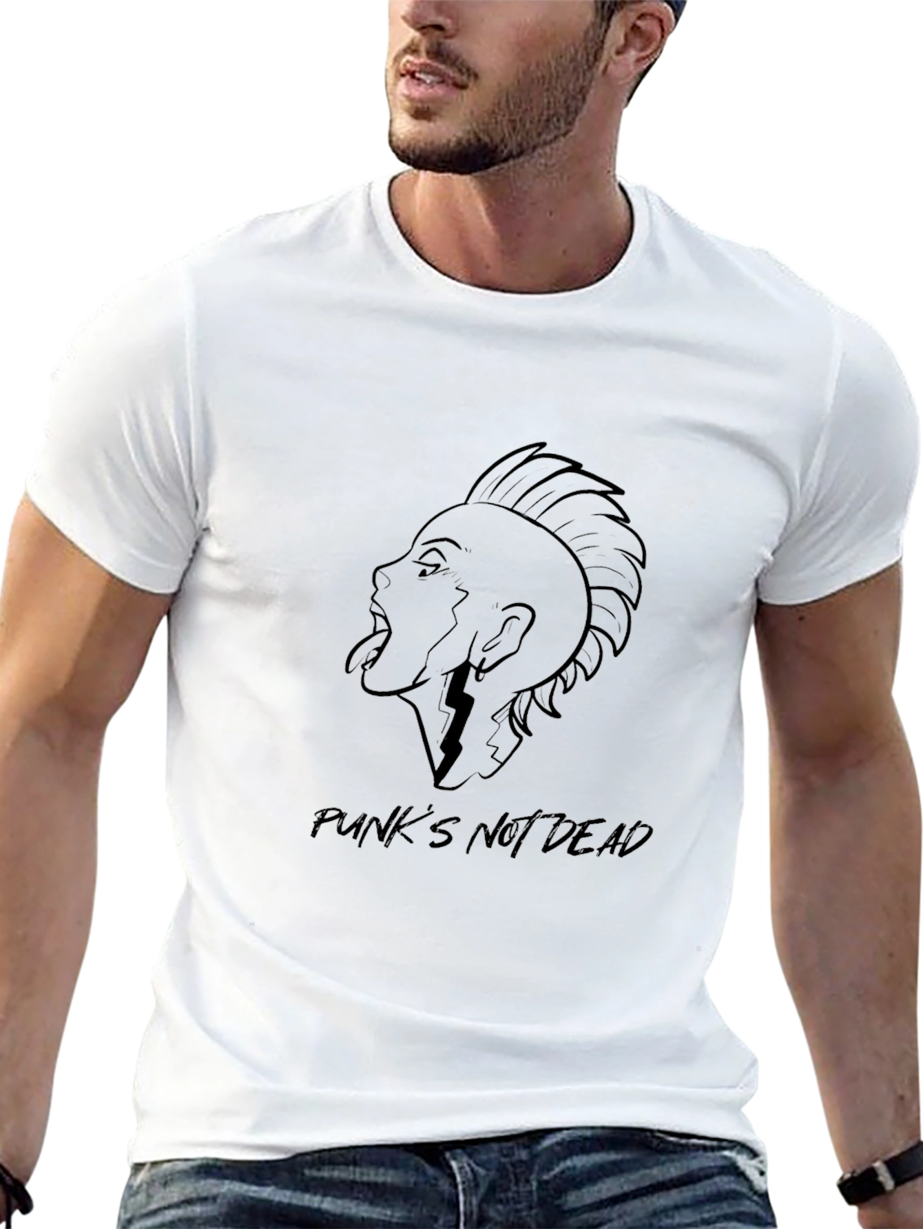 Punks Not Dead Graphic Tee