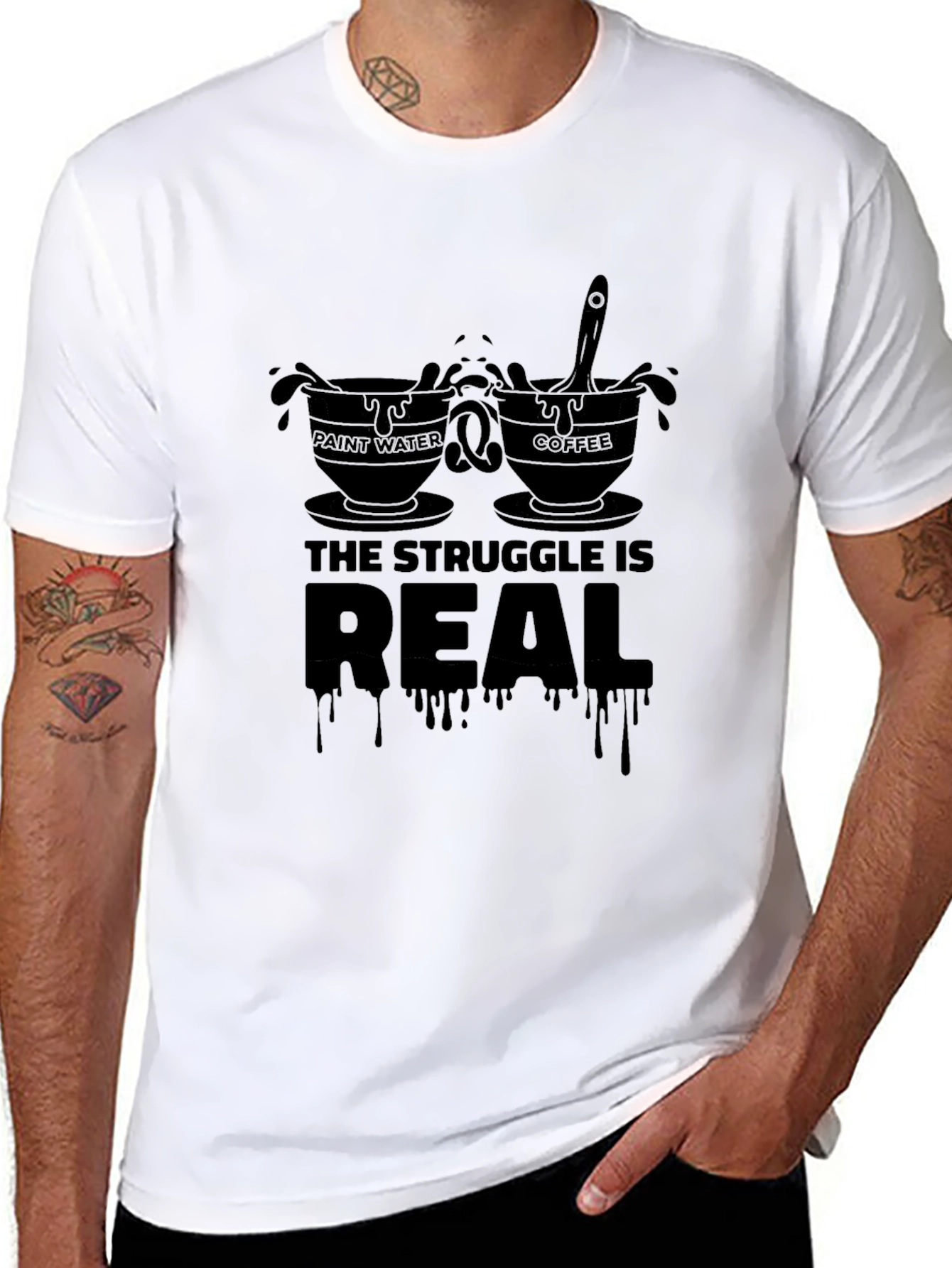 The Struggle Is Real T-Shirt - Artist/Creative Edition
