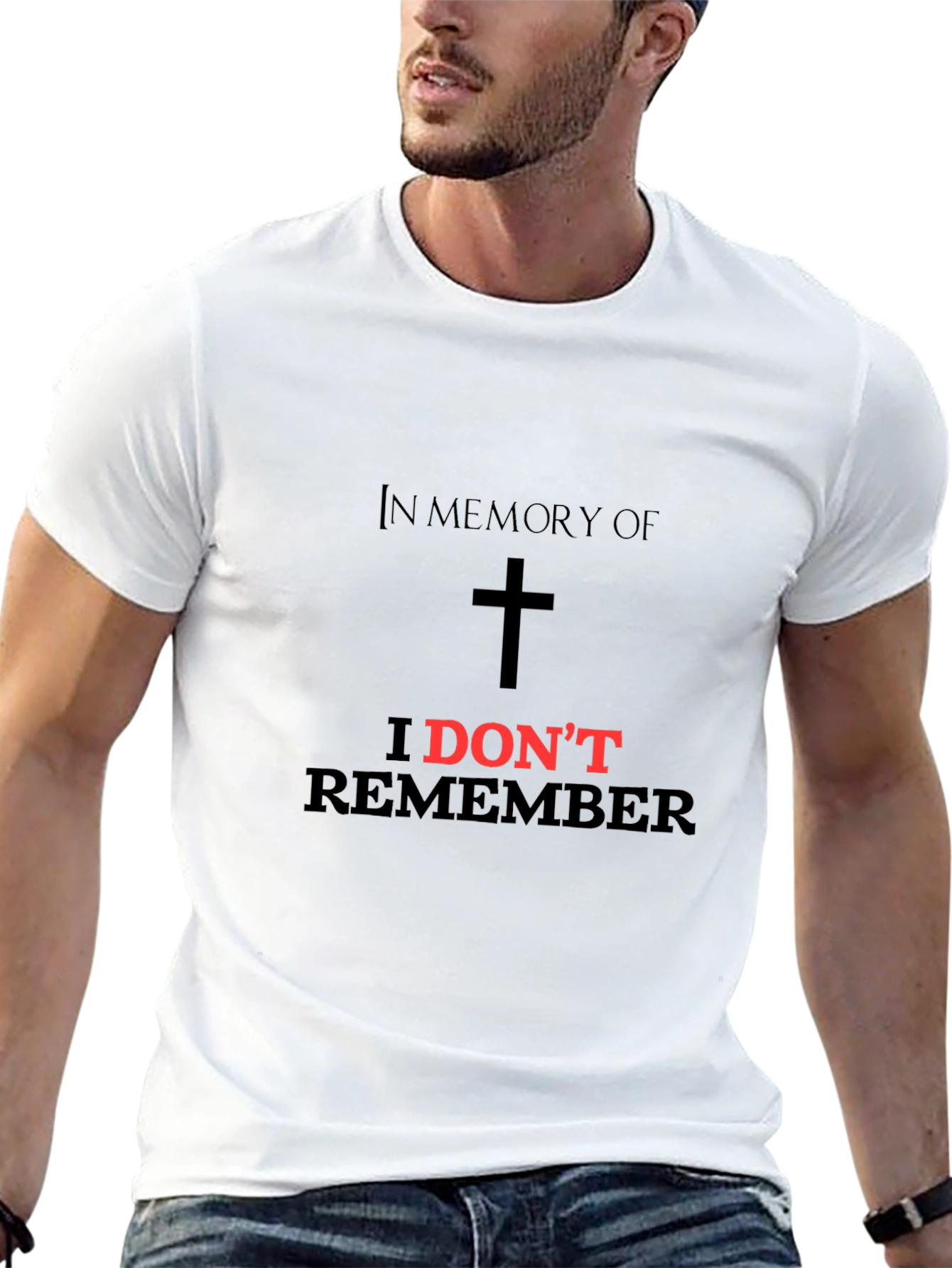 In Memory of I Dont Remember Black T-Shirt