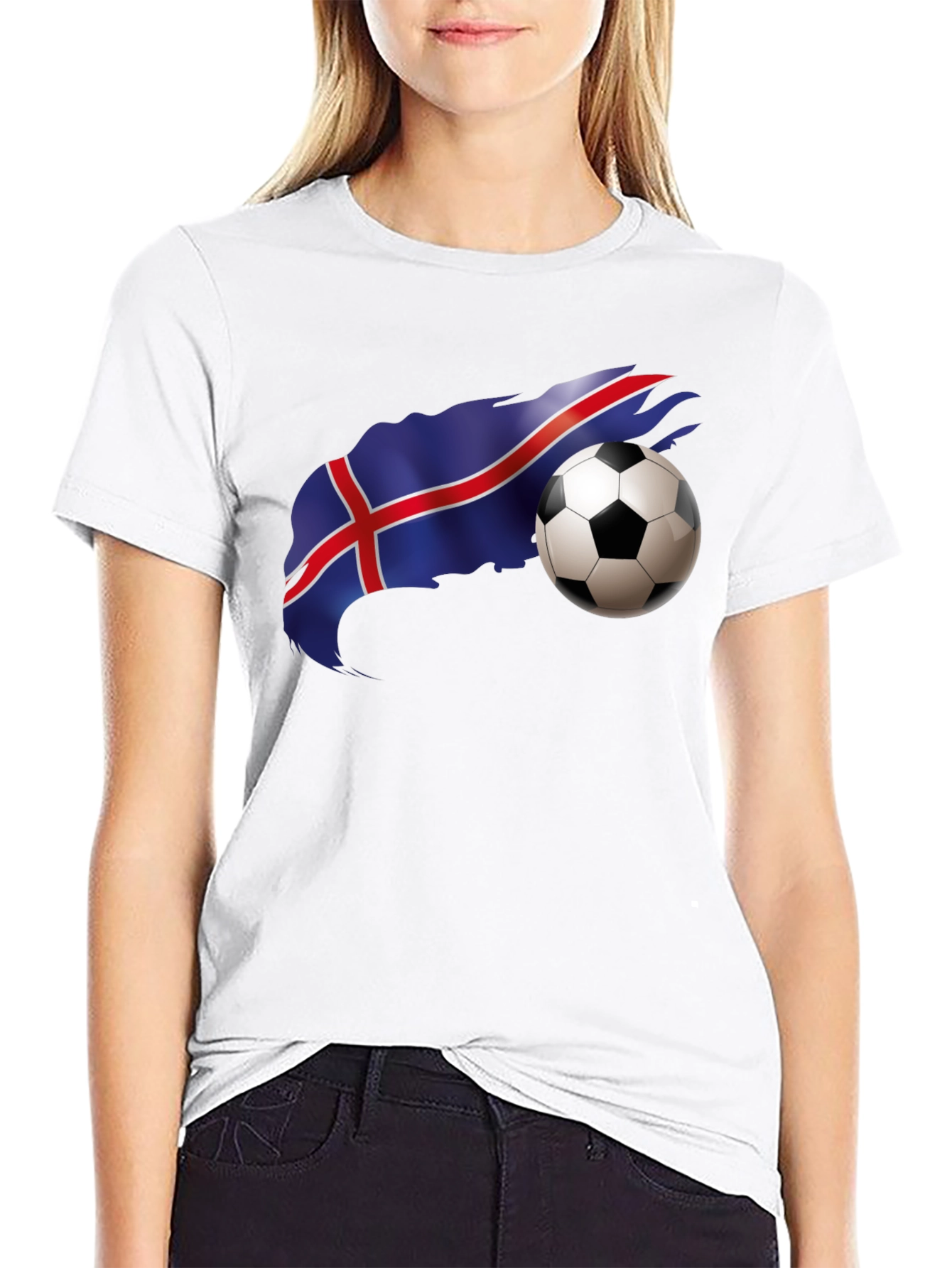 Iceland Flag Soccer T-Shirt
