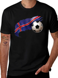 Iceland Flag Soccer T-Shirt