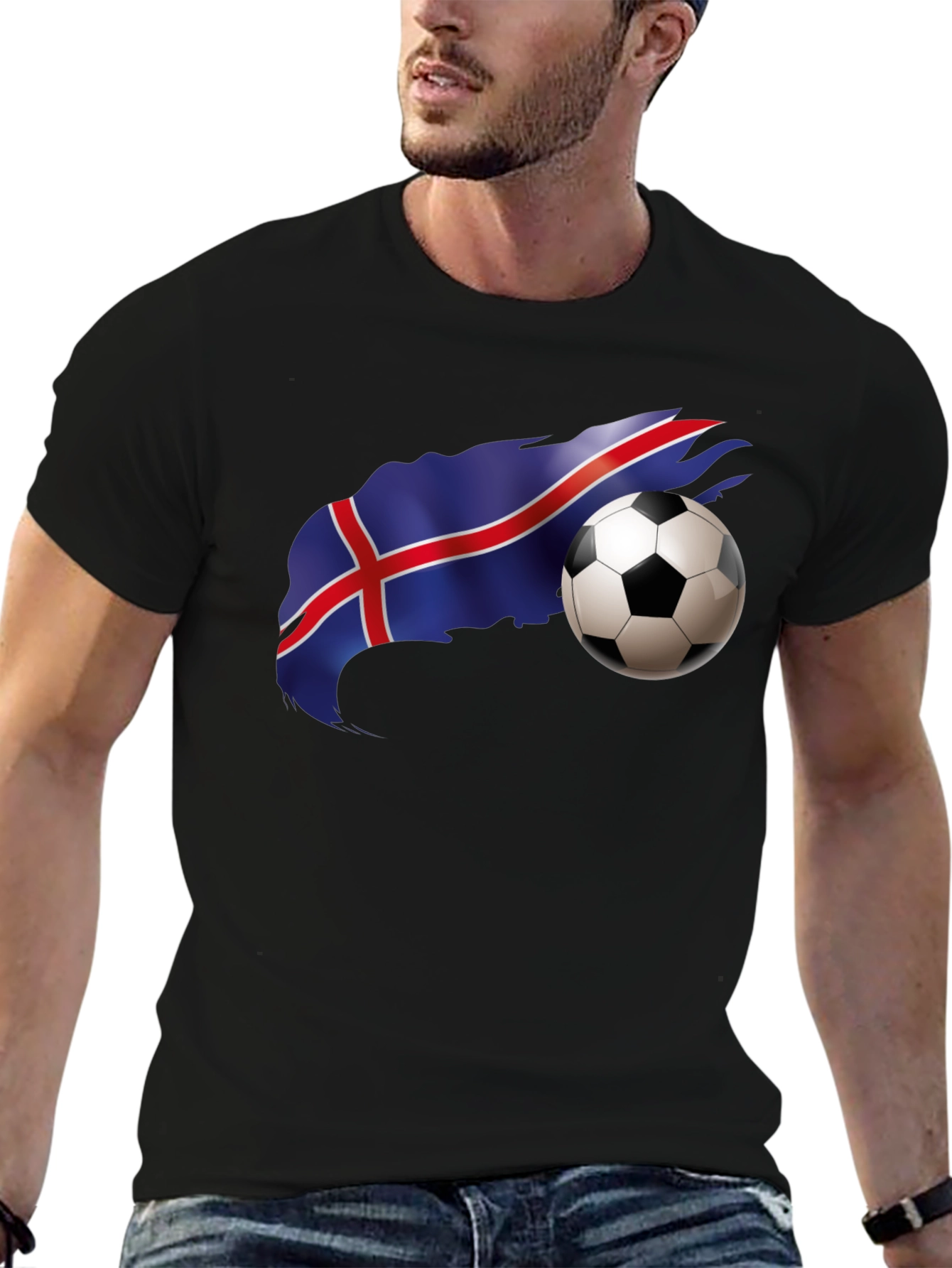 Iceland Flag Soccer T-Shirt