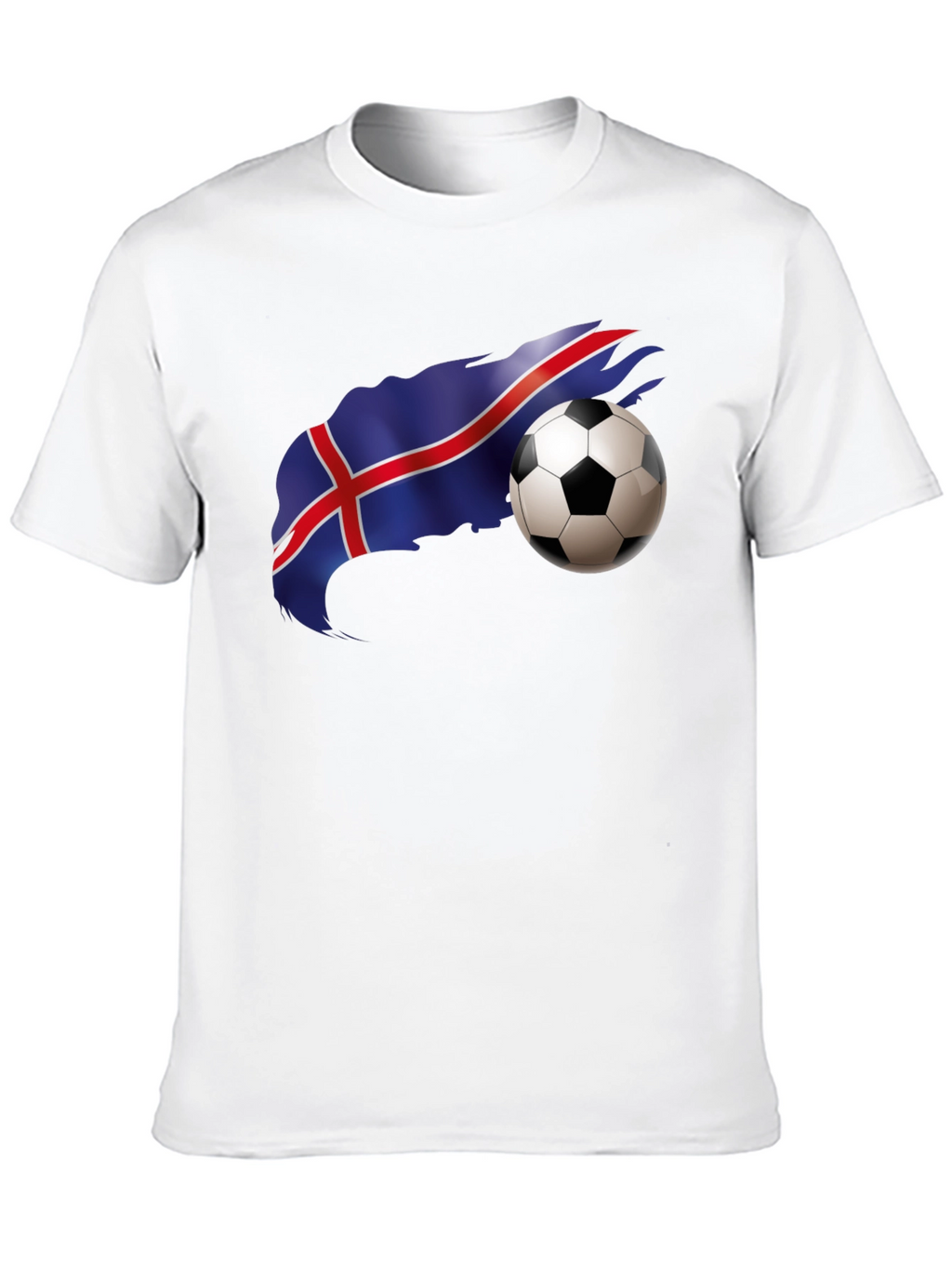Iceland Flag Soccer T-Shirt