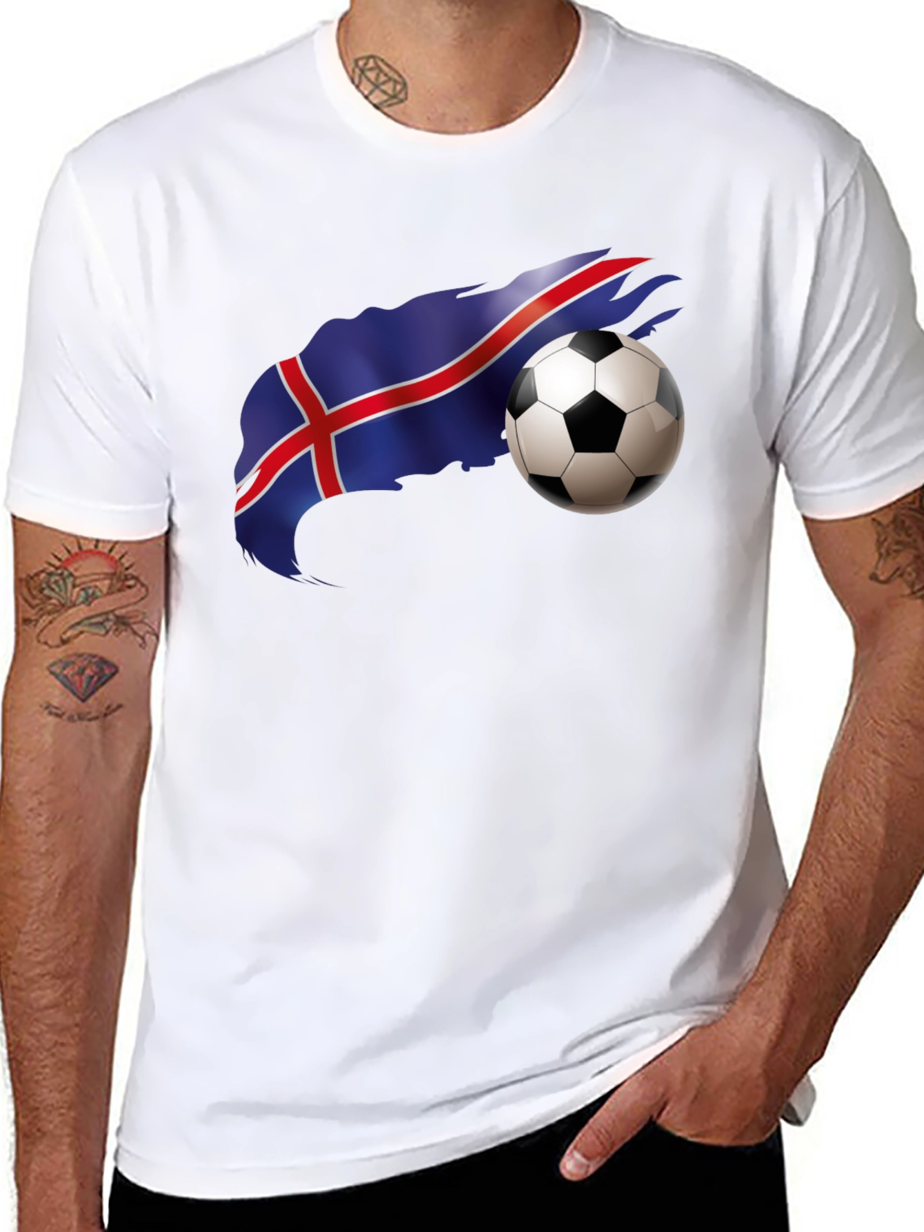 Iceland Flag Soccer T-Shirt
