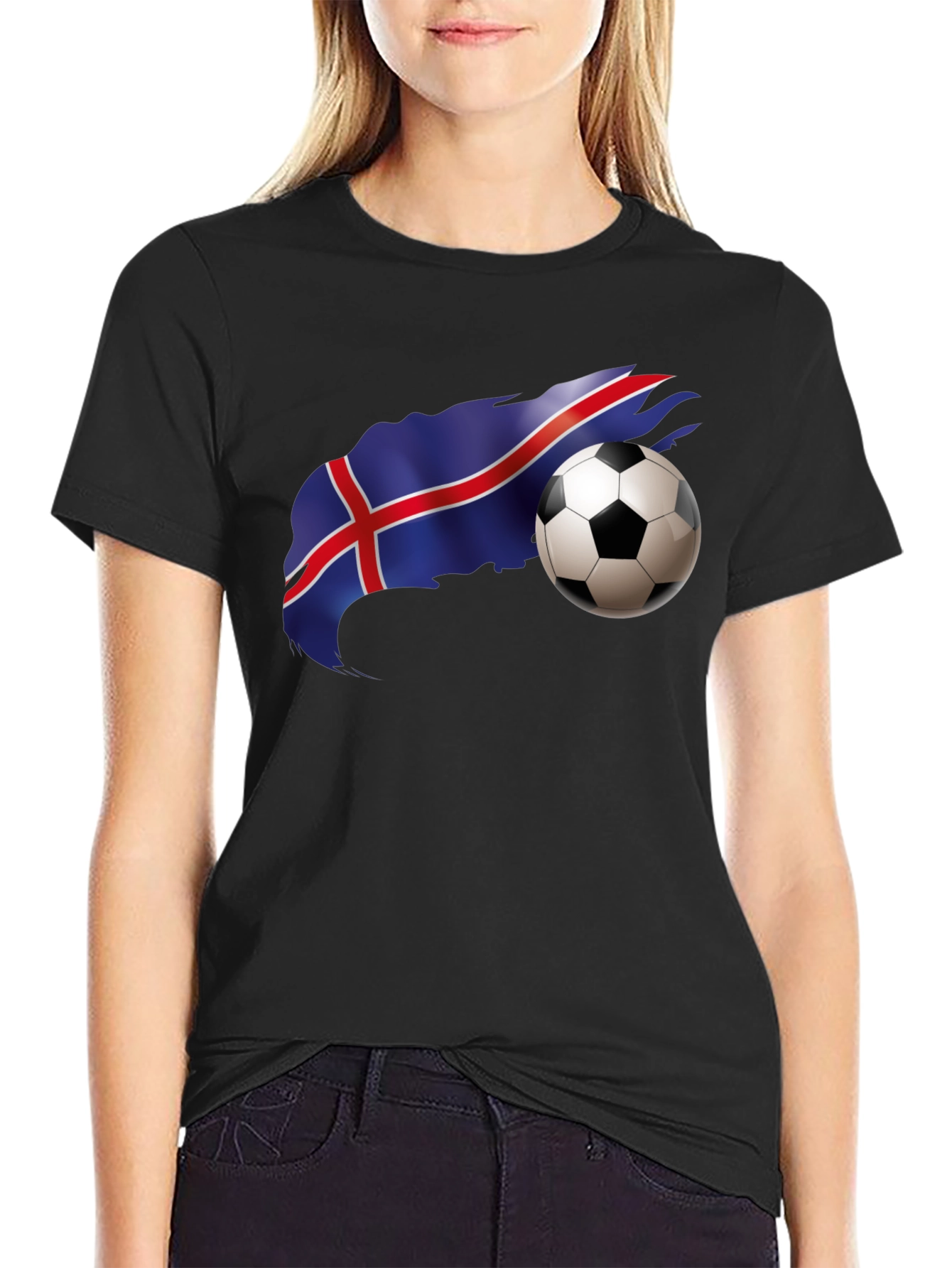 Iceland Flag Soccer T-Shirt