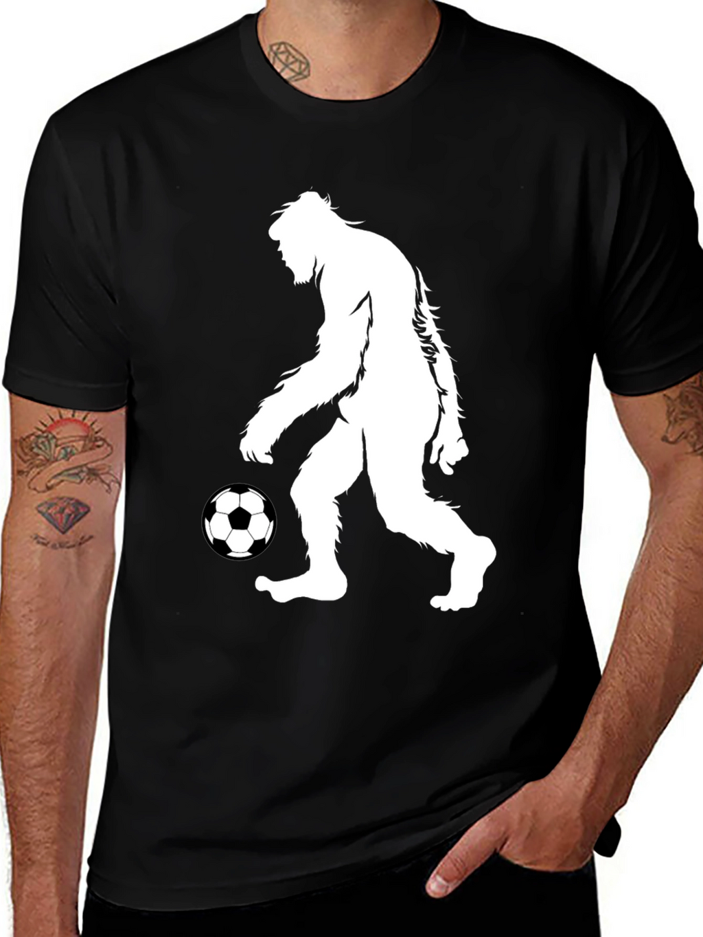 Sasquatch Soccer T-Shirt - Funny Bigfoot Graphic Tee