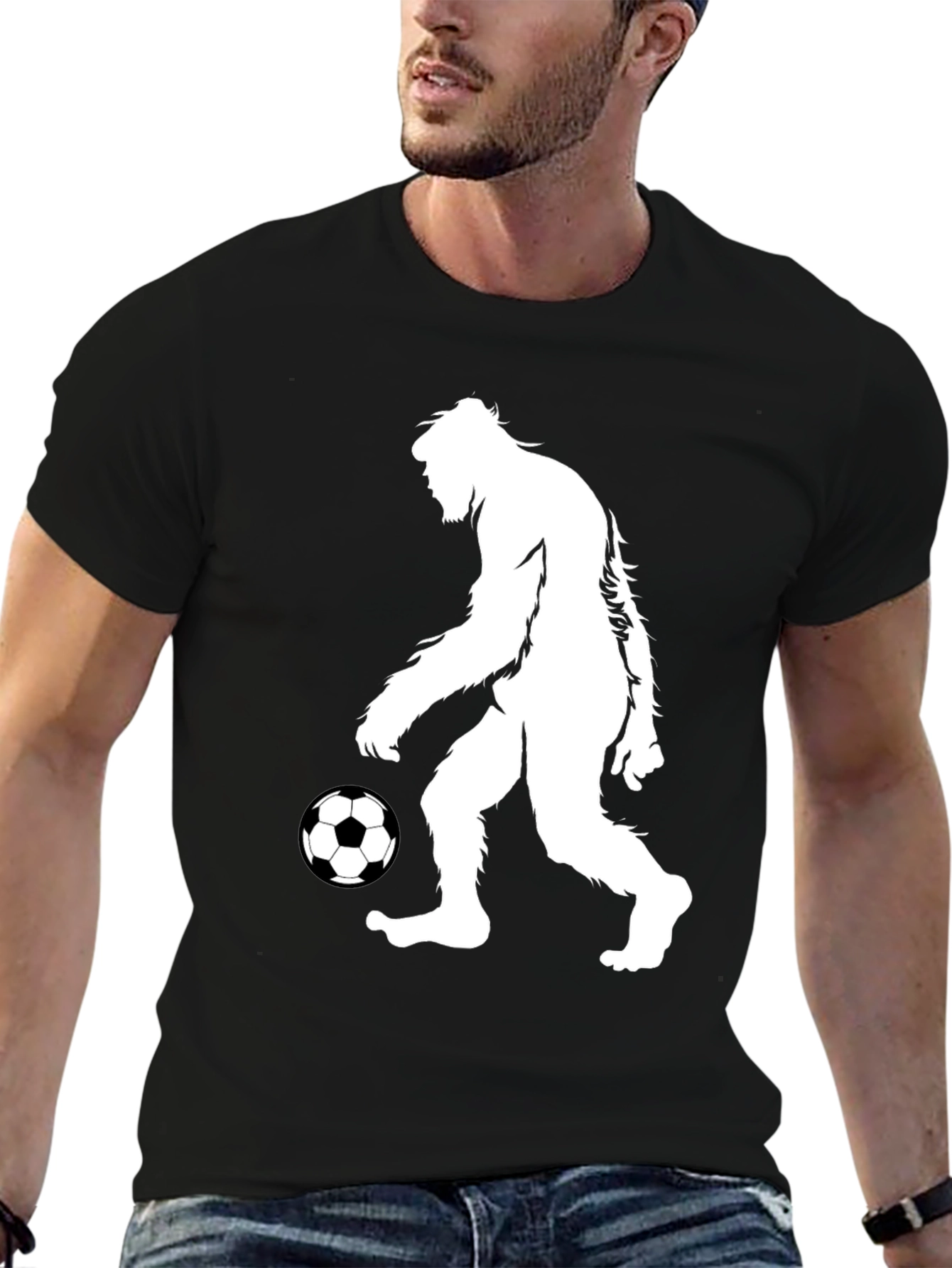 Sasquatch Soccer T-Shirt - Funny Bigfoot Graphic Tee