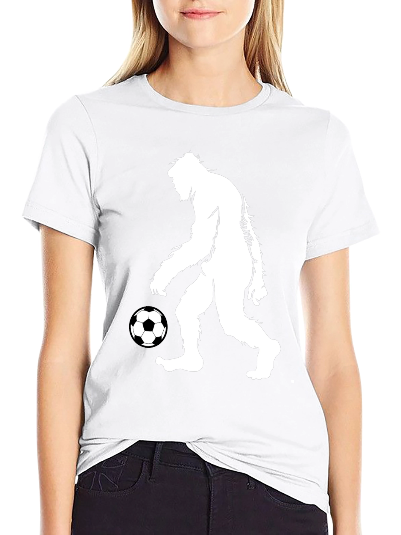 Sasquatch Soccer T-Shirt - Funny Bigfoot Graphic Tee