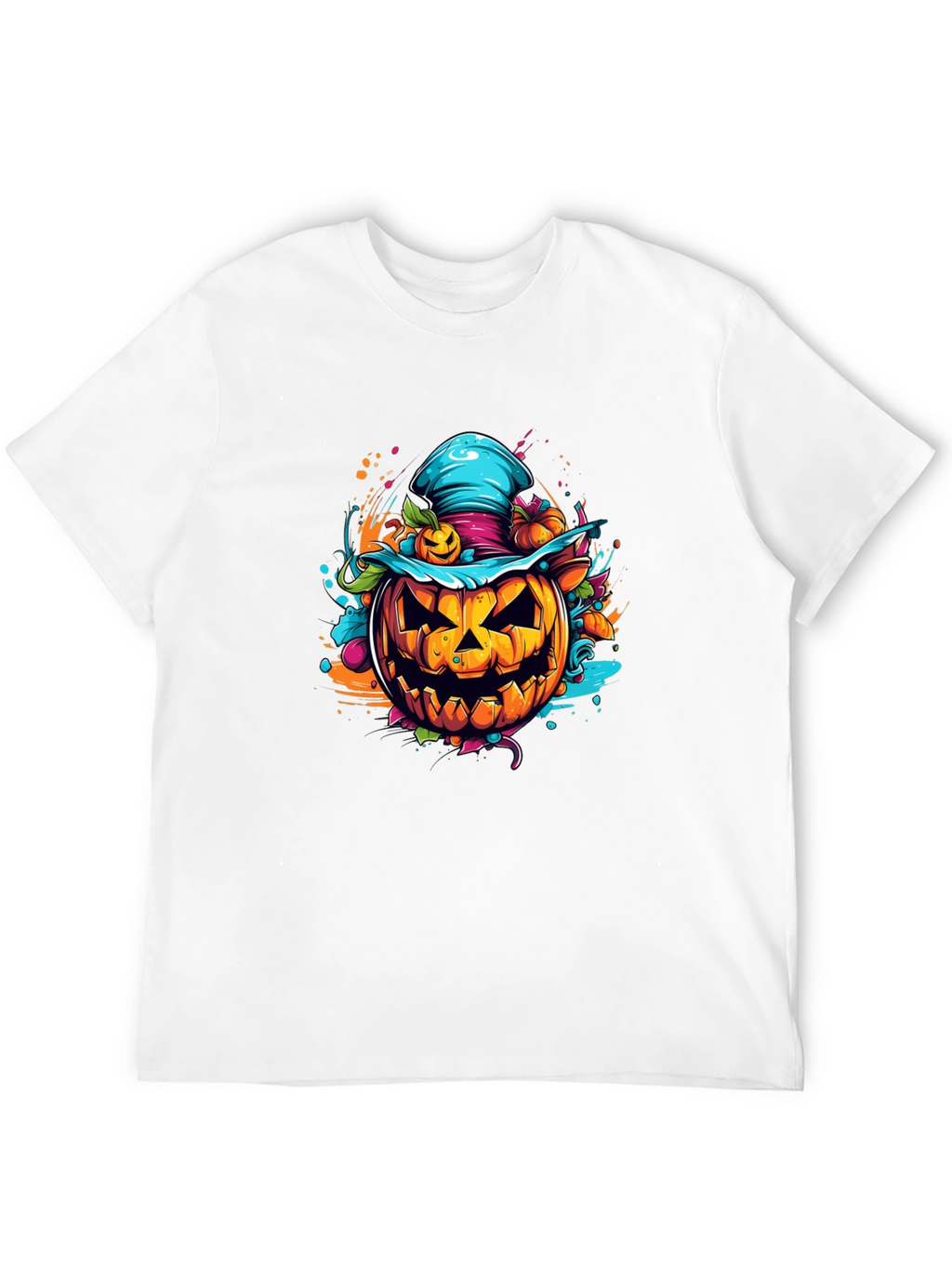 Halloween Pumpkin T-Shirt - Spooky Festive Tee