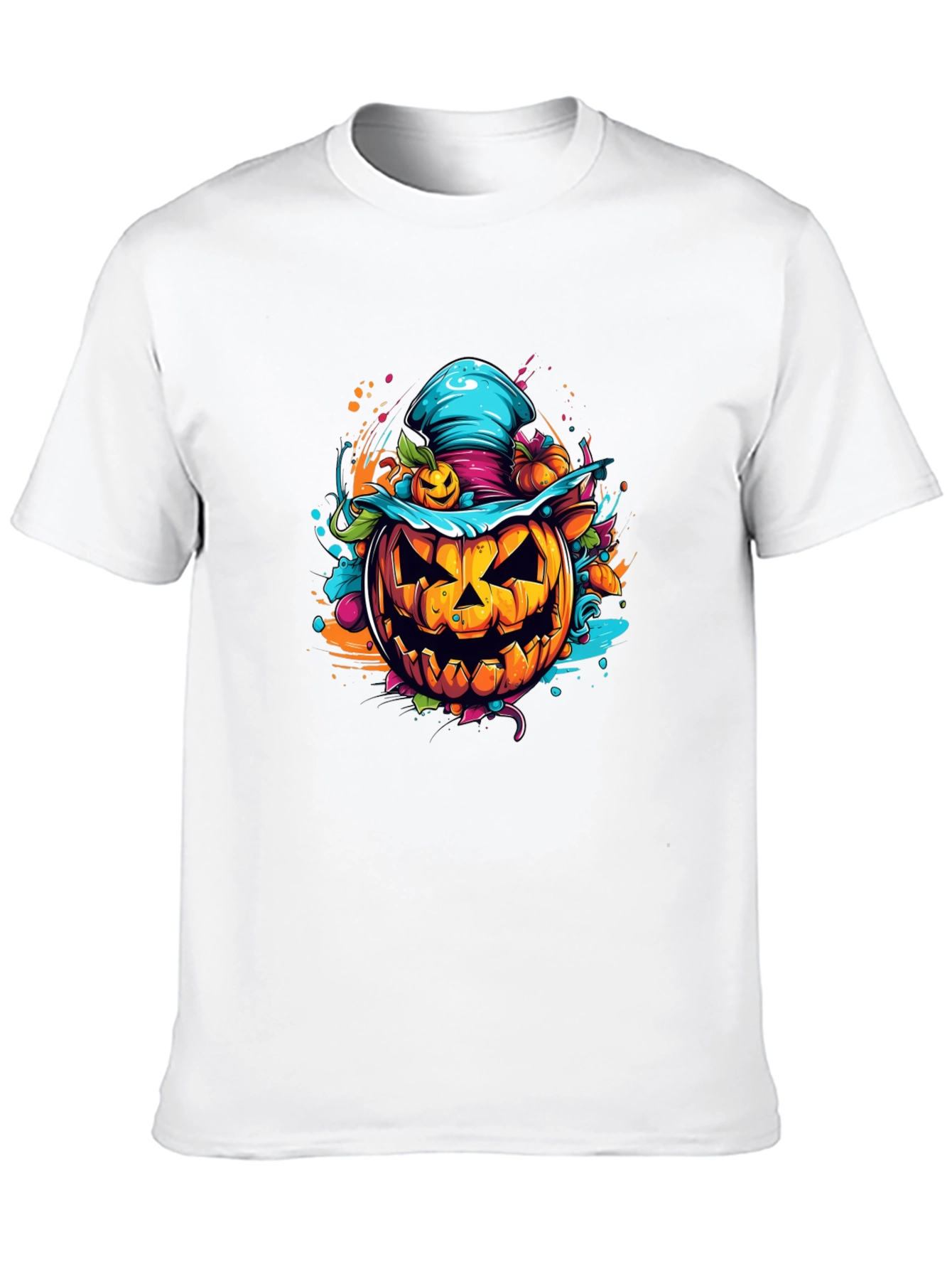 Halloween Pumpkin T-Shirt - Spooky Festive Tee
