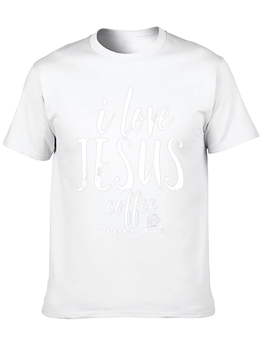 I Love Jesus and Coffee Graphic T-Shirt