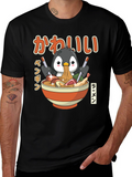 Kawaii Penguin Ramen T-Shirt