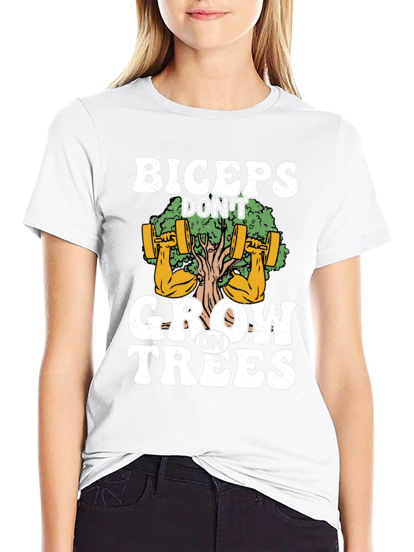 Biceps Dont Grow on Trees Graphic T-Shirt