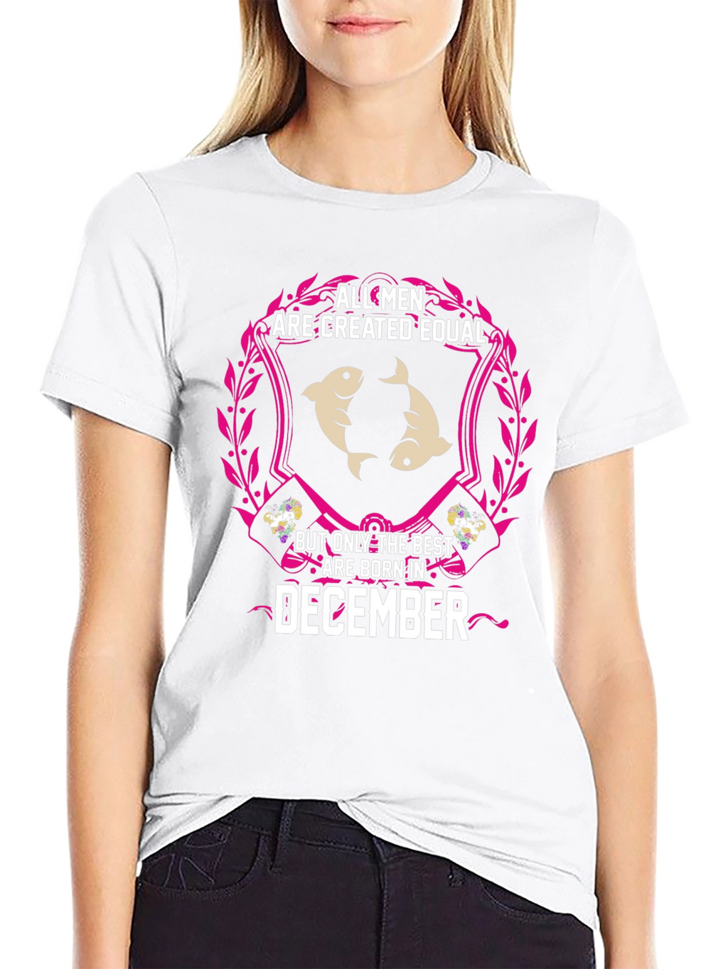December Birthday Pisces Mens T-Shirt
