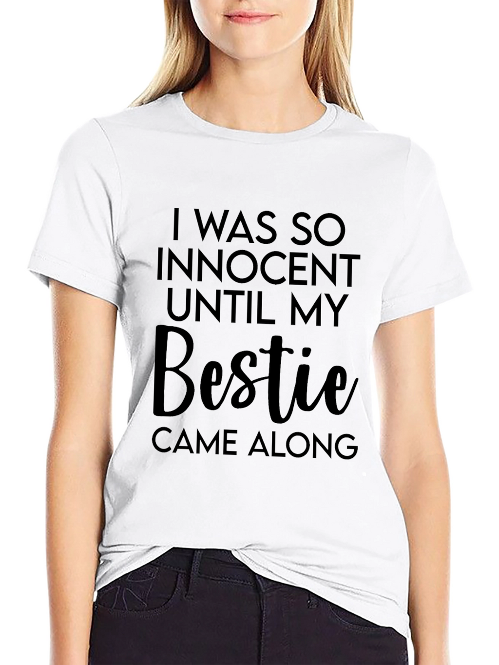 Innocent Bestie Graphic Tee - Unisex Black T-Shirt