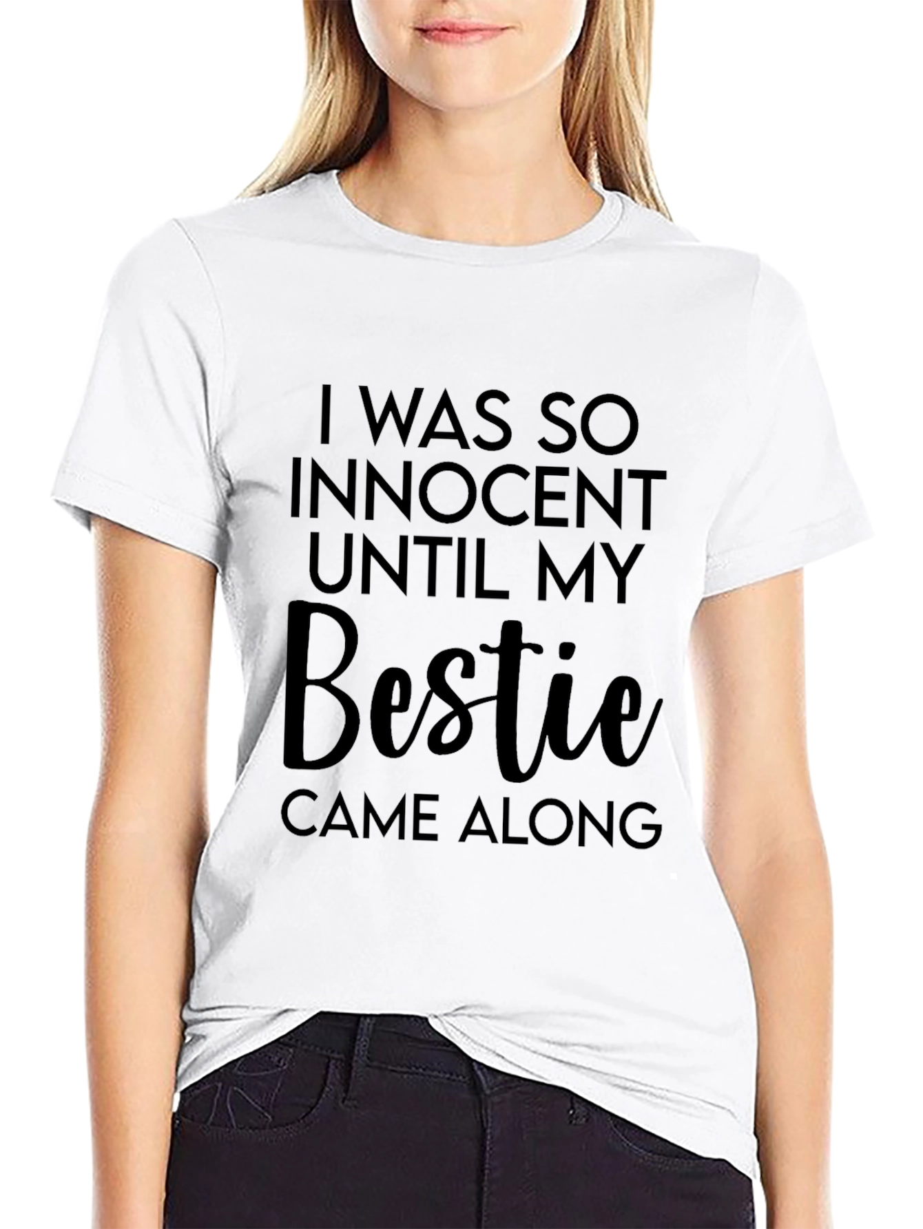 Innocent Bestie Graphic Tee - Unisex Black T-Shirt