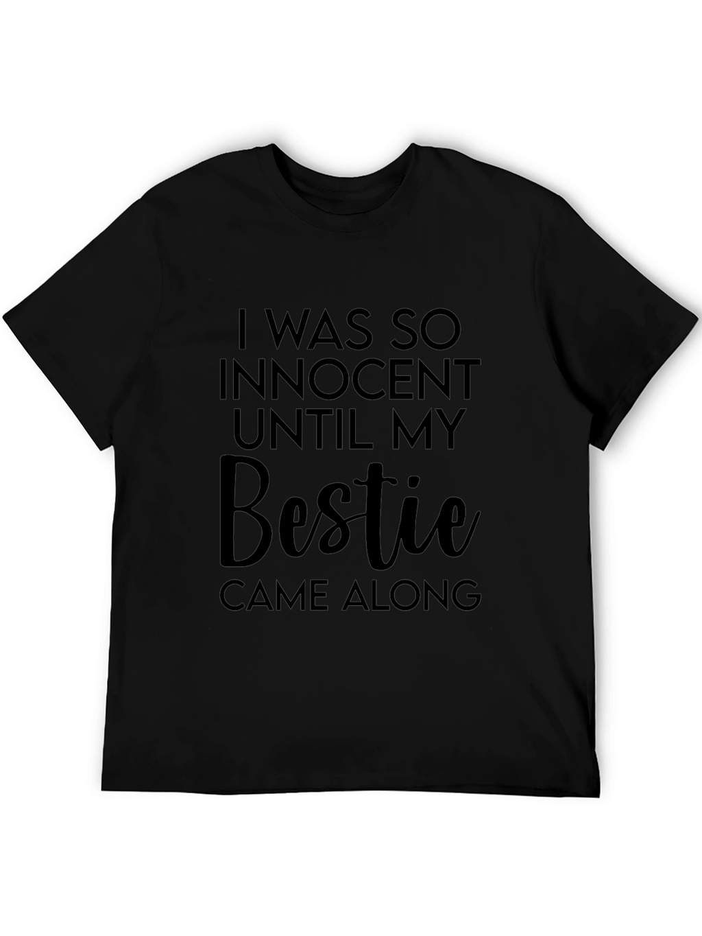 Innocent Bestie Graphic Tee - Unisex Black T-Shirt