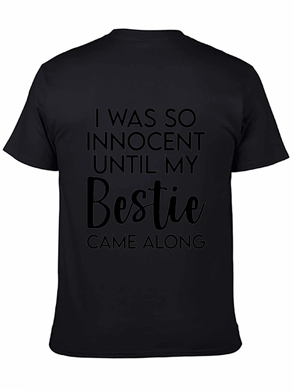 Innocent Bestie Graphic Tee - Unisex Black T-Shirt