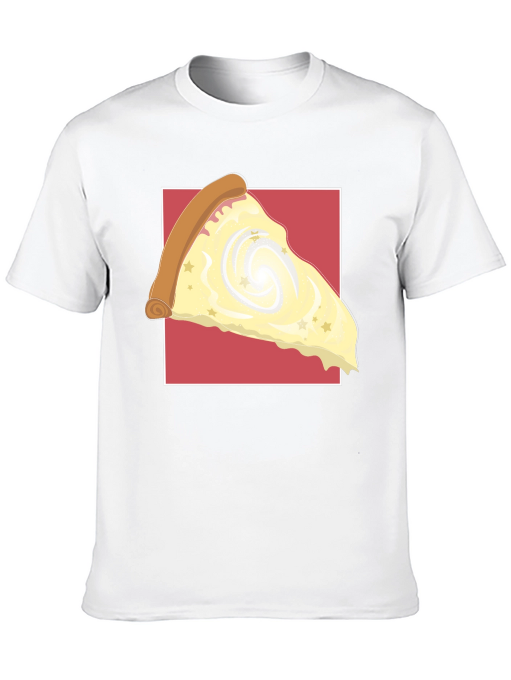 Galaxy Pizza Slice Graphic Tee