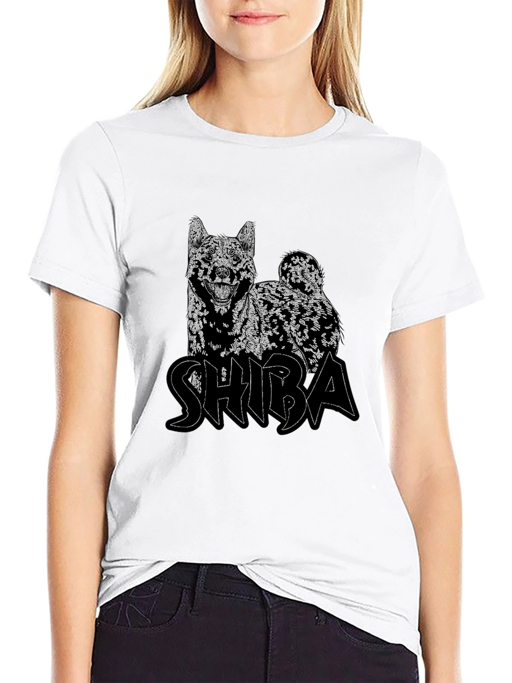Shiba Dog Graphic T-Shirt - Cool Design