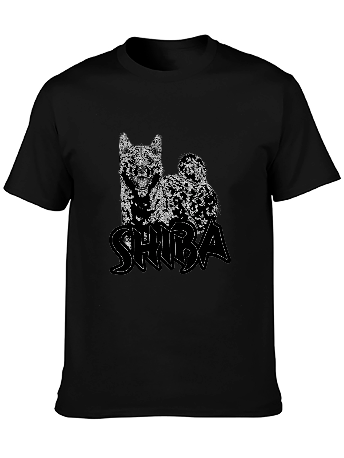 Shiba Dog Graphic T-Shirt - Cool Design