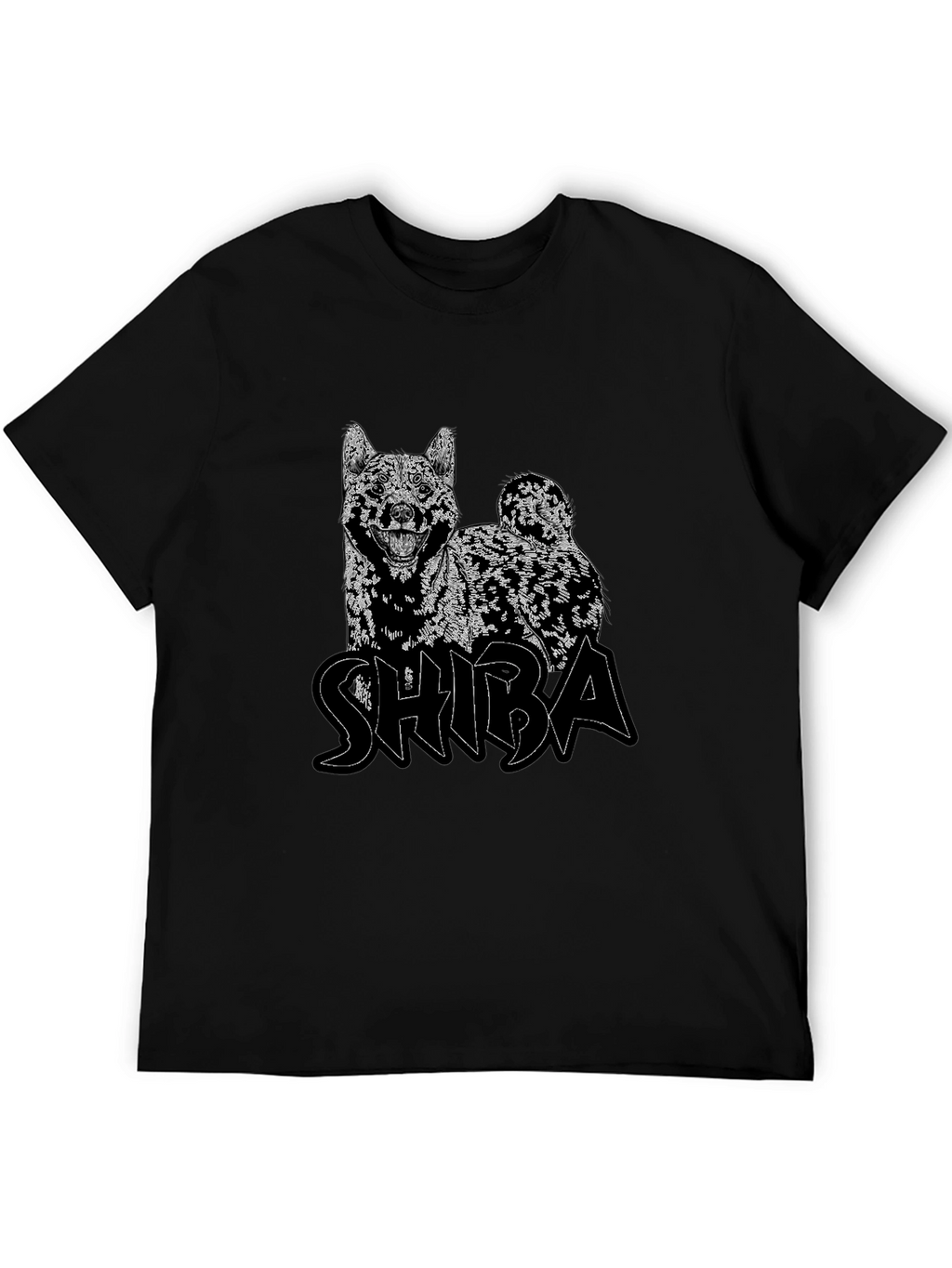 Shiba Dog Graphic T-Shirt - Cool Design
